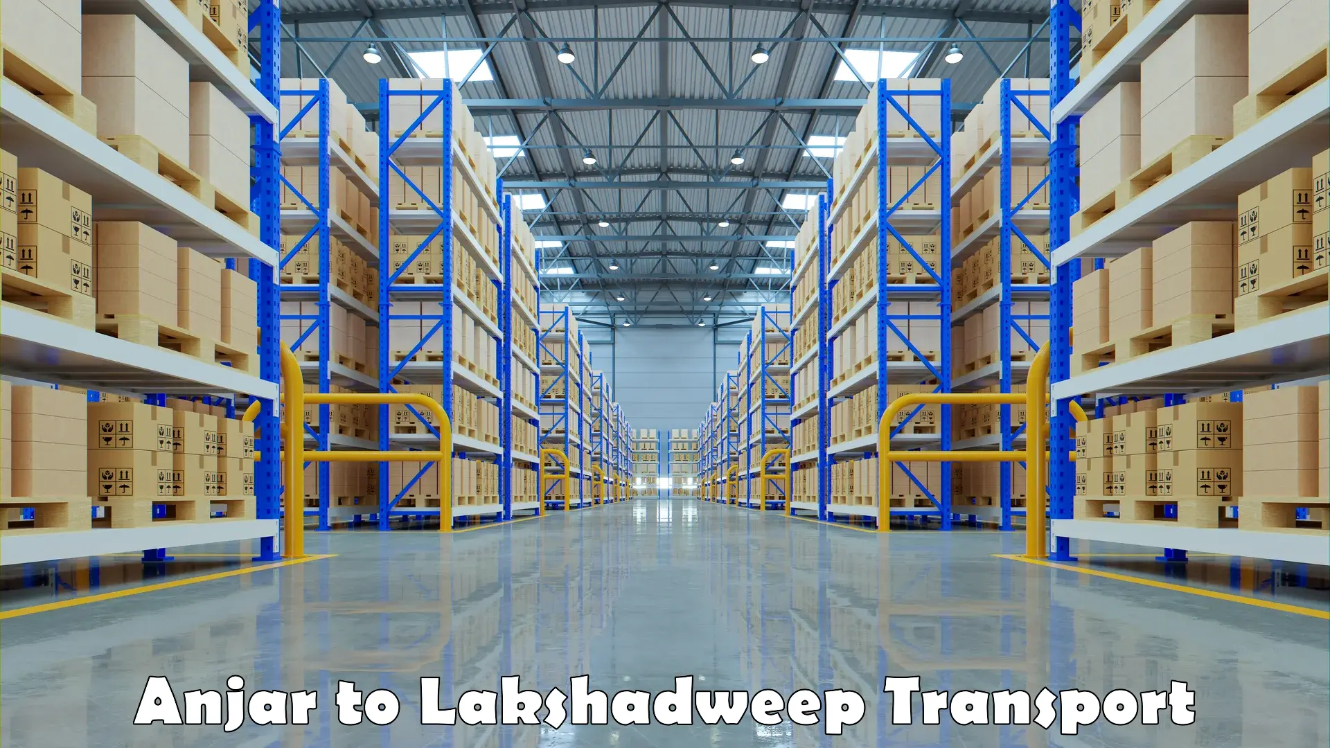 Material transport services Anjar to Lakshadweep