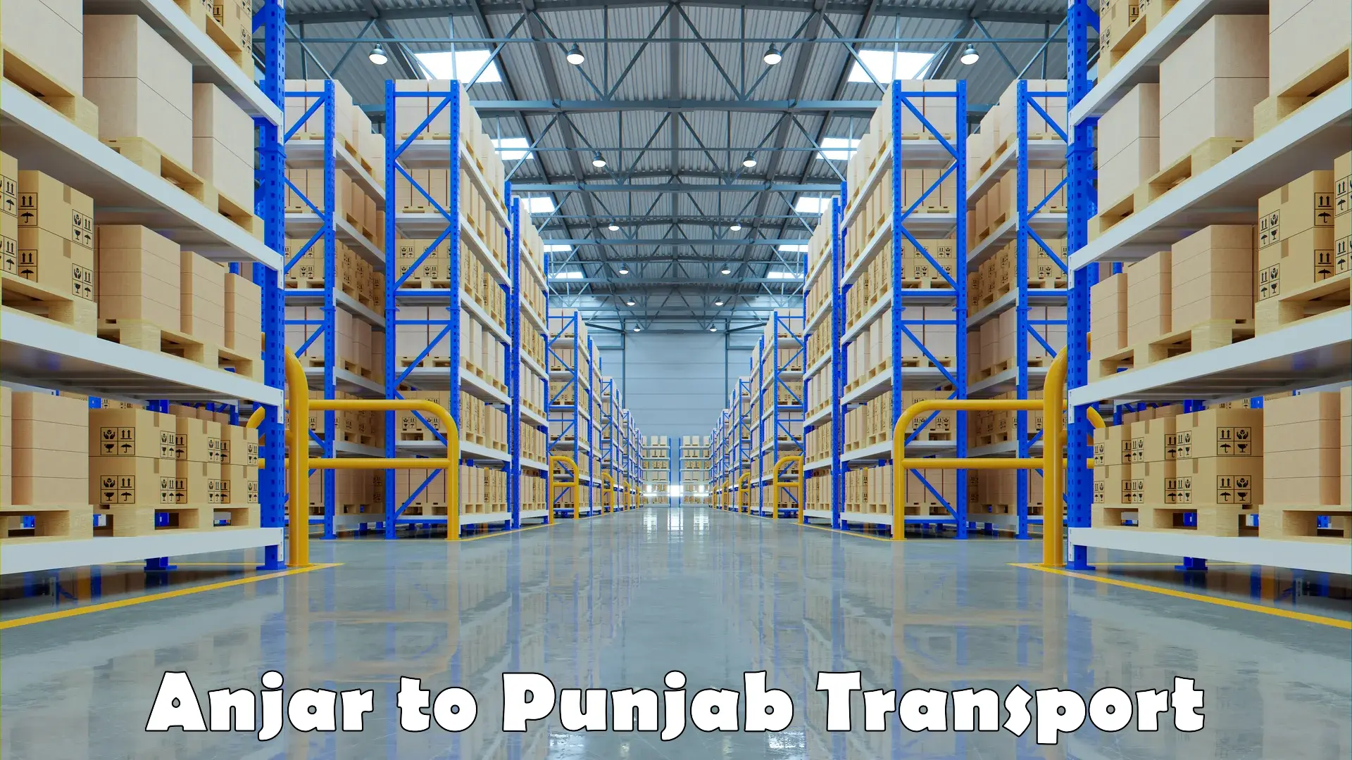 Parcel transport services Anjar to Punjab