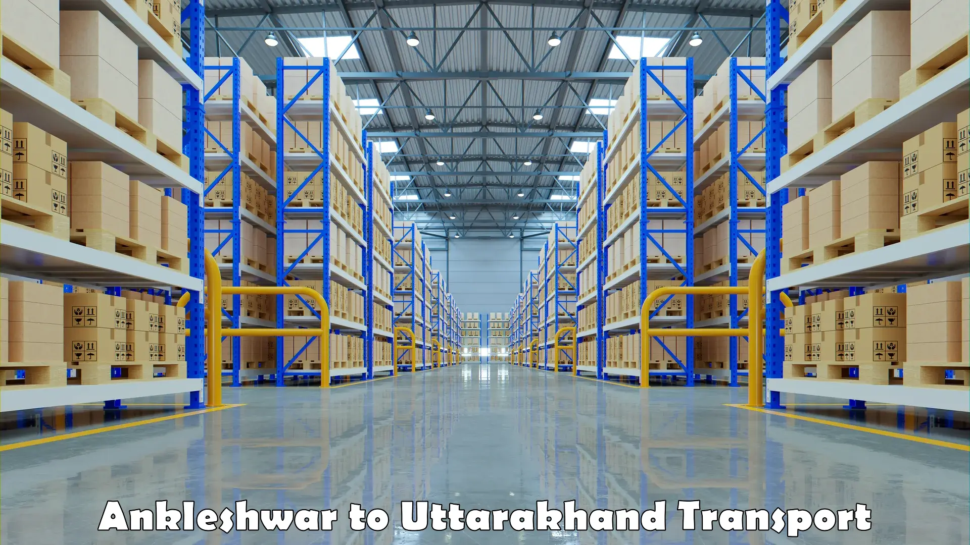 Online transport booking Ankleshwar to Uttarakhand