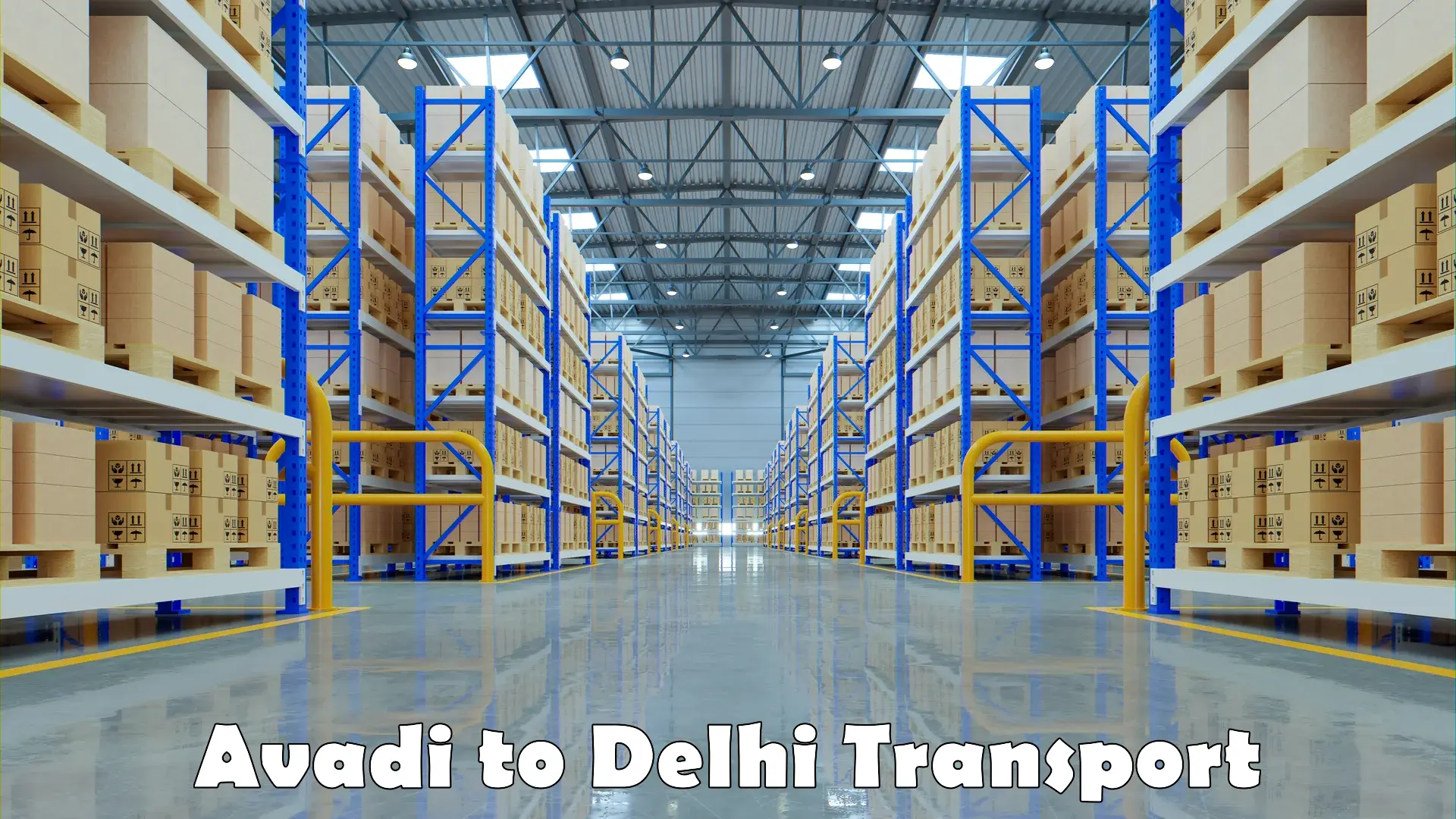 Container transportation services Avadi to NIT Delhi