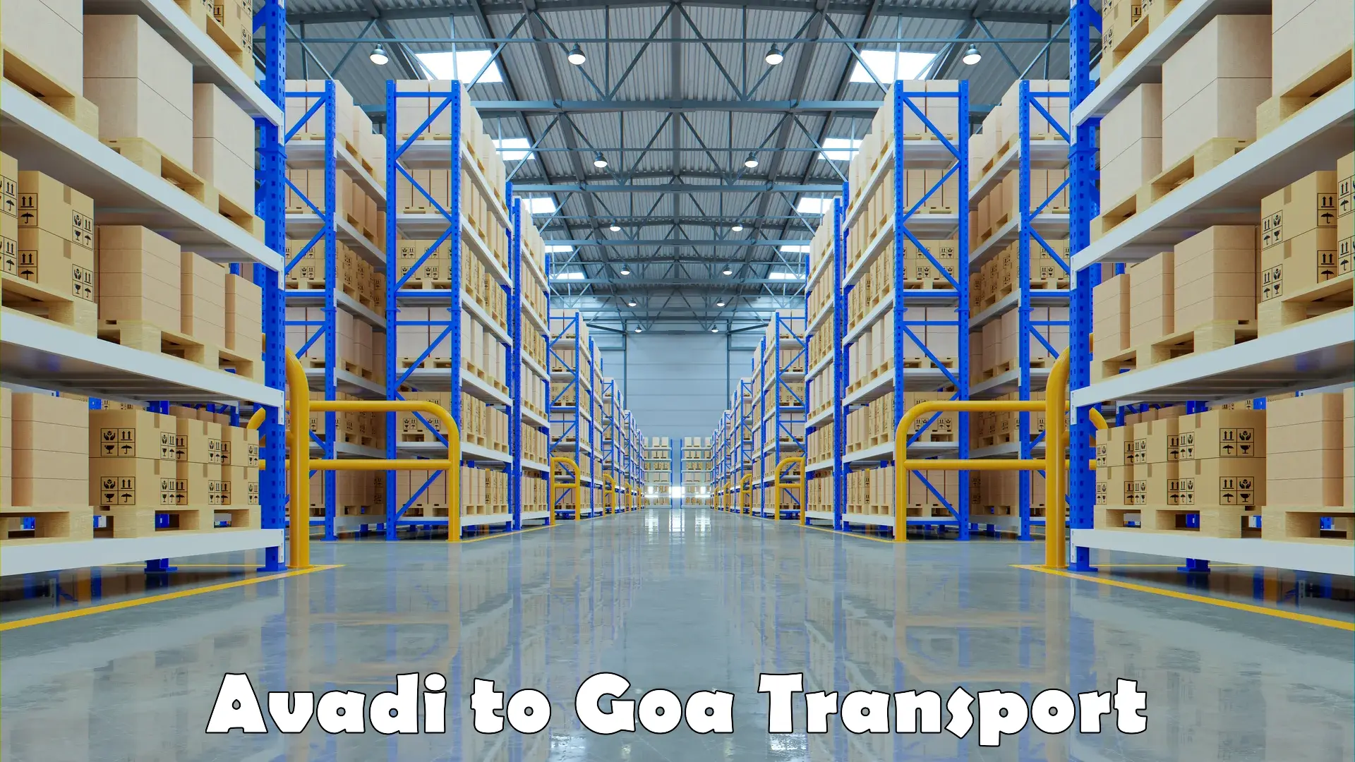 Container transport service Avadi to Goa