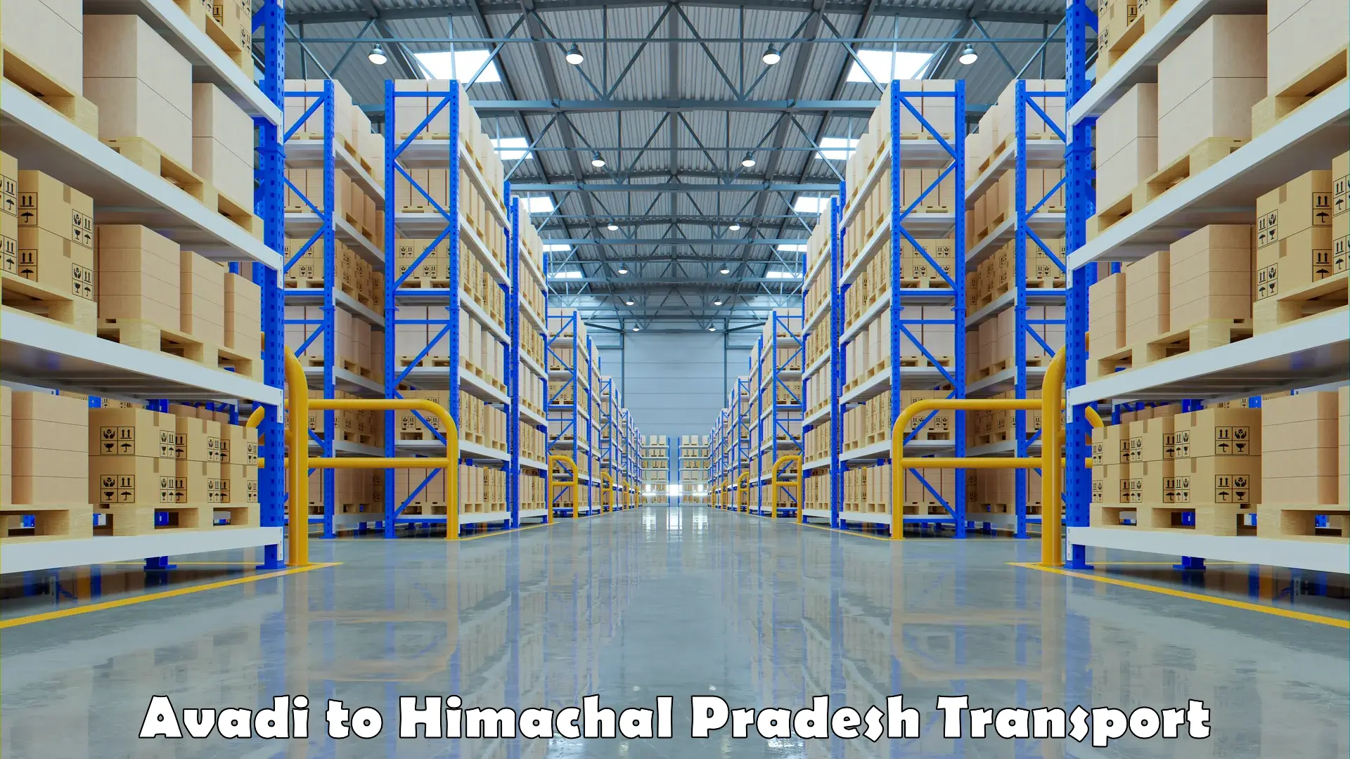 Parcel transport services Avadi to NIT Hamirpur