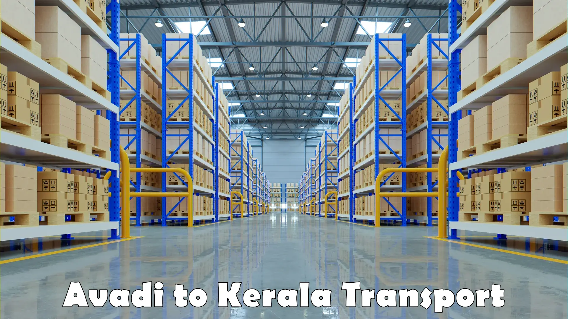 Luggage transport services Avadi to Kerala