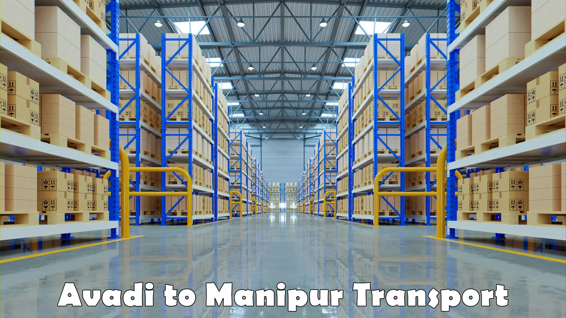 Interstate transport services Avadi to Manipur