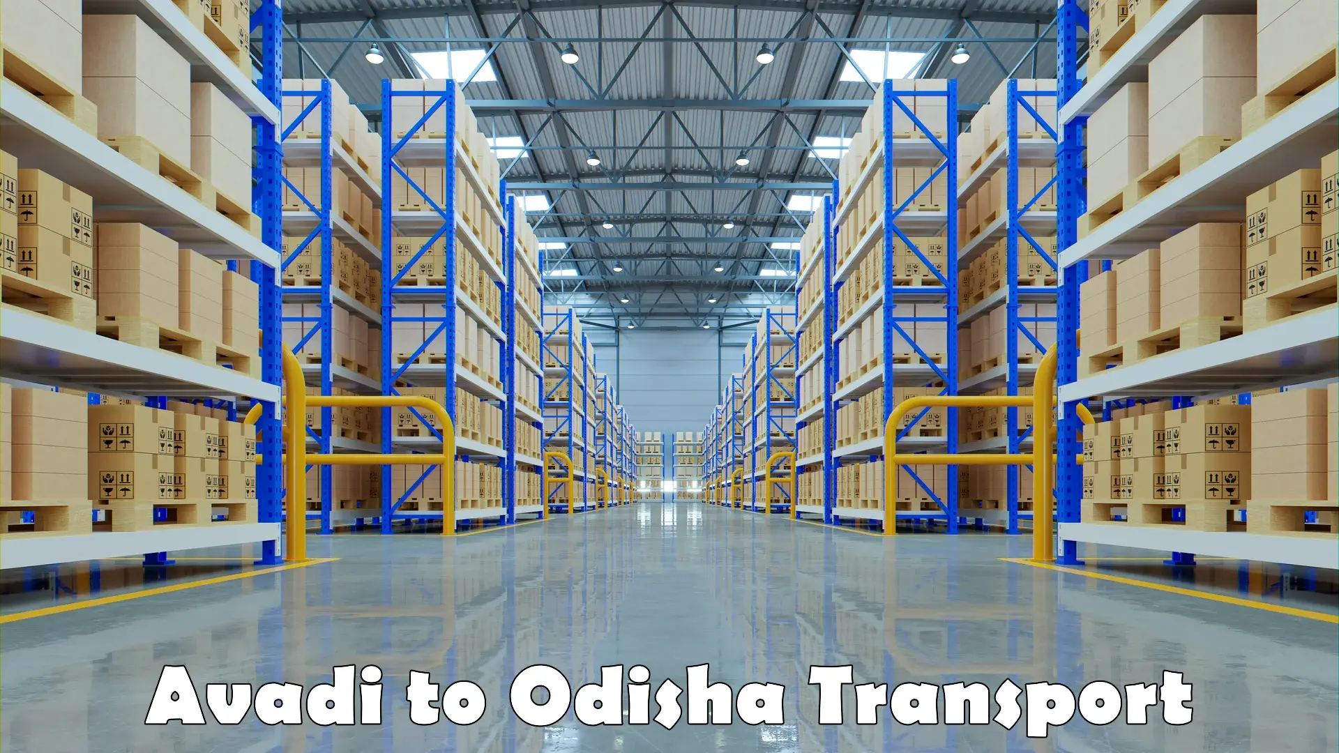 Goods delivery service Avadi to Odisha