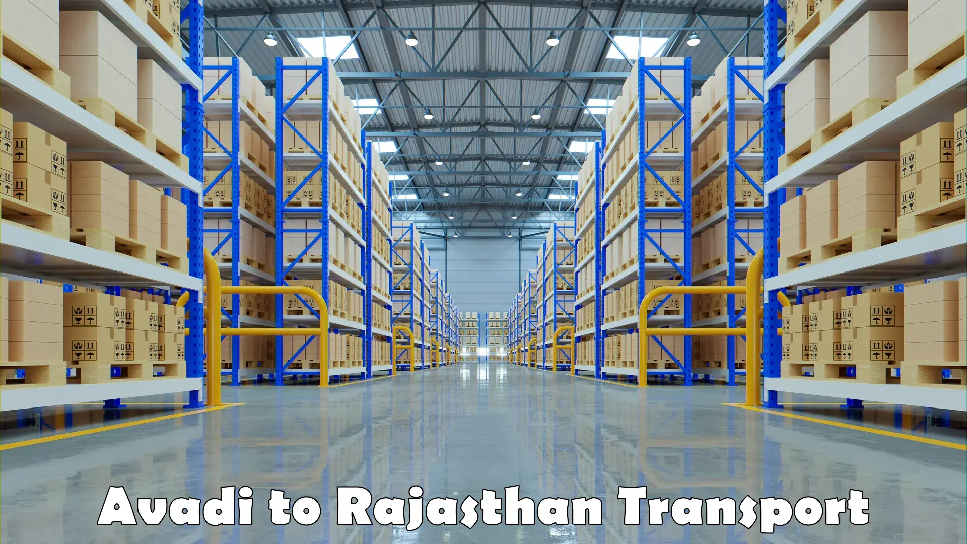 Part load transport service in India in Avadi to Bhawani Mandi