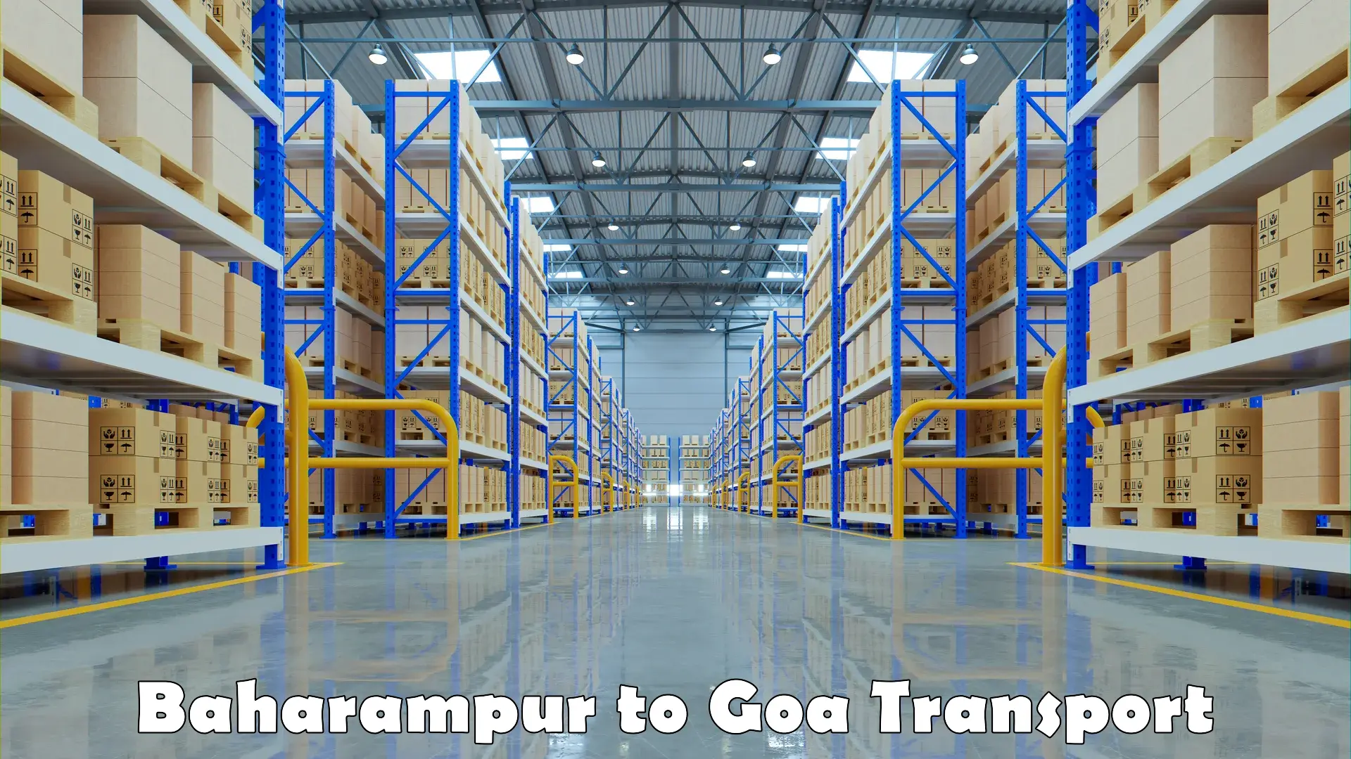 Vehicle parcel service Baharampur to Goa