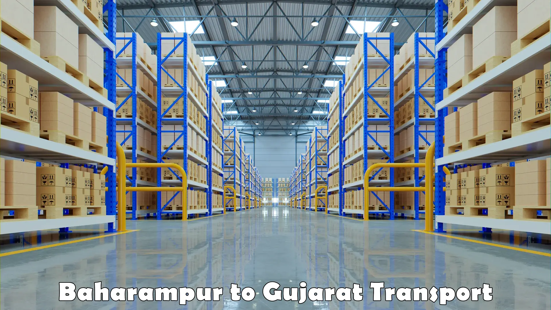 Pick up transport service Baharampur to Ahmedabad