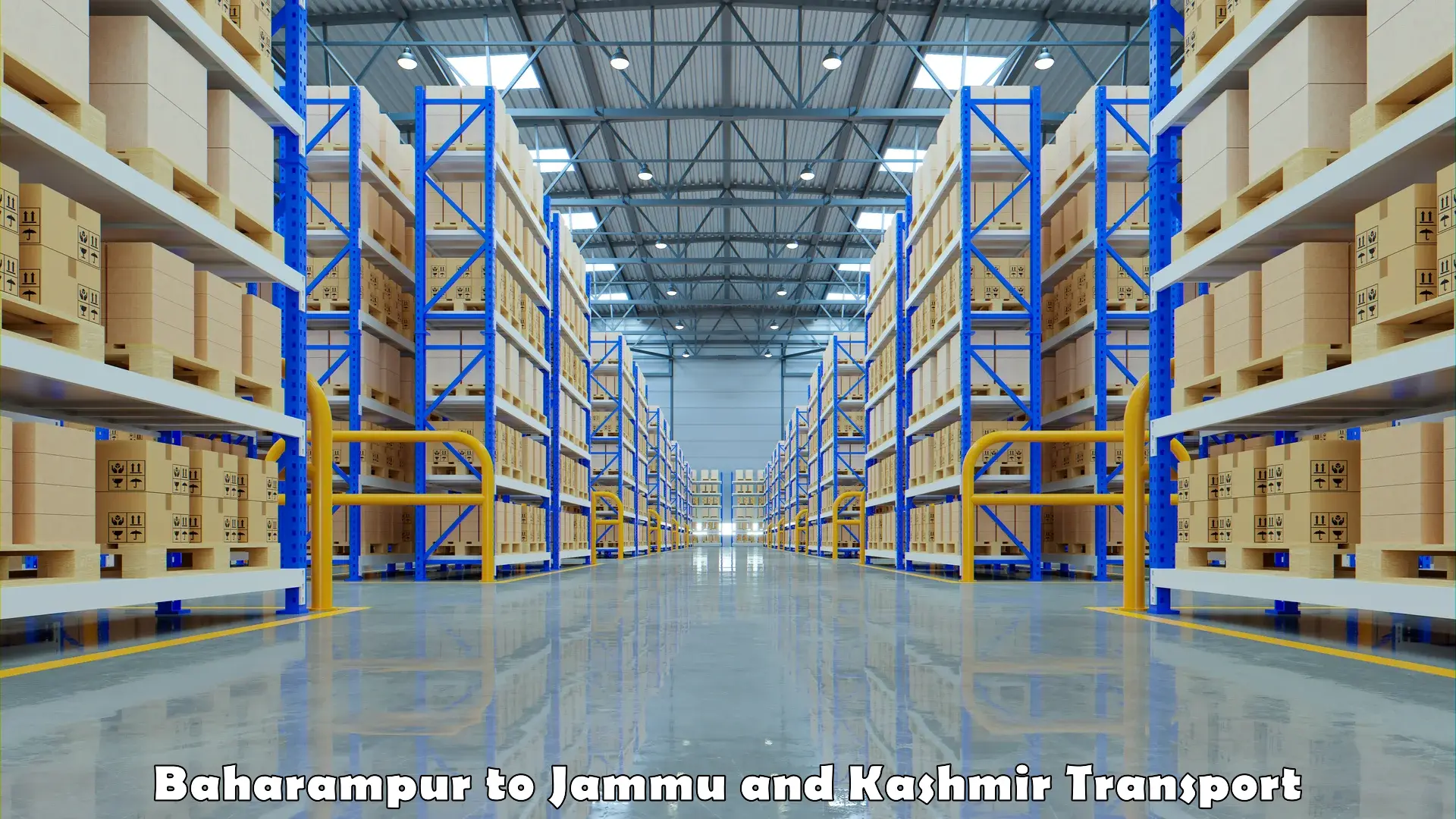 Interstate goods transport Baharampur to Jammu and Kashmir