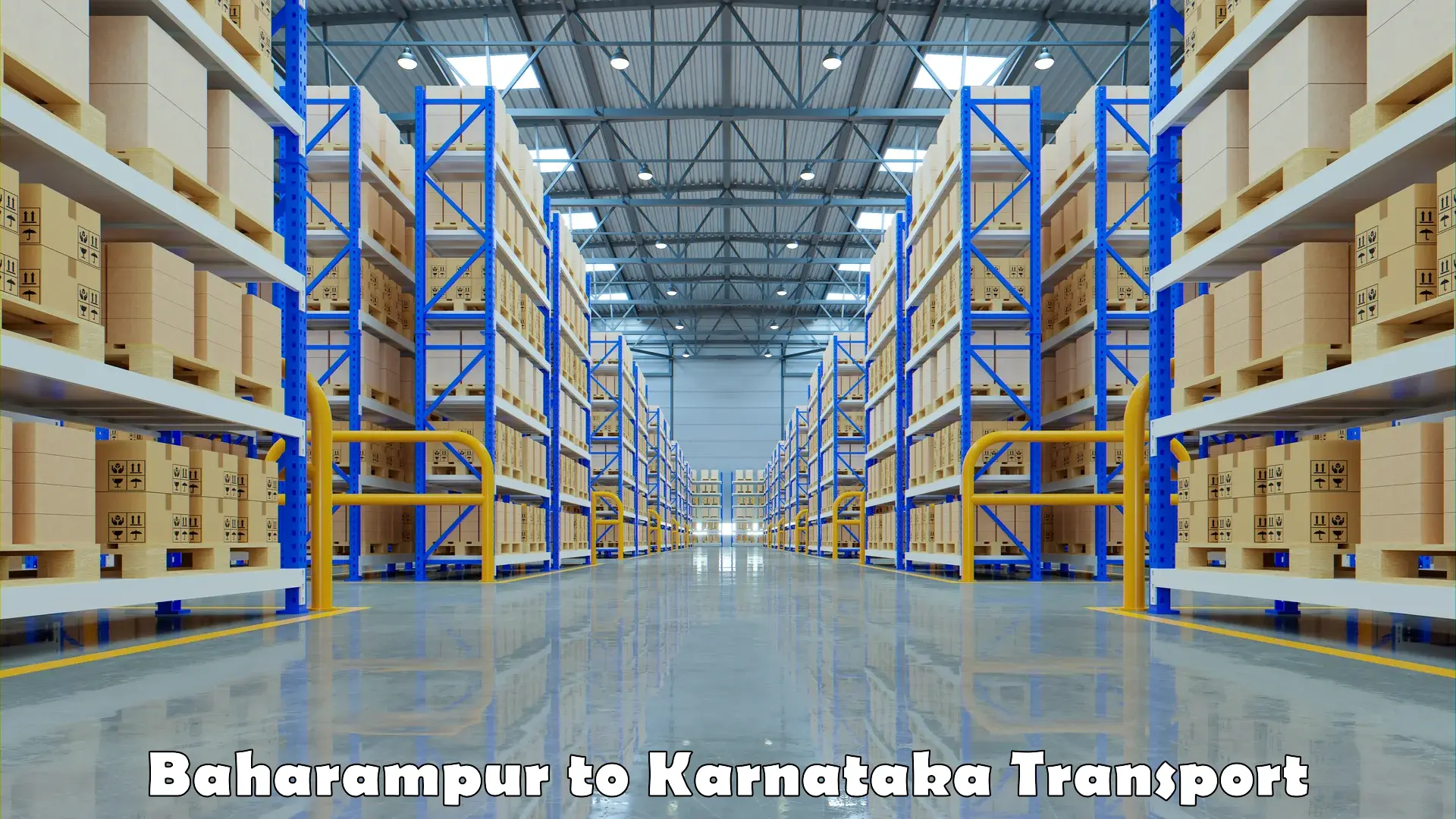 India truck logistics services Baharampur to Karnataka