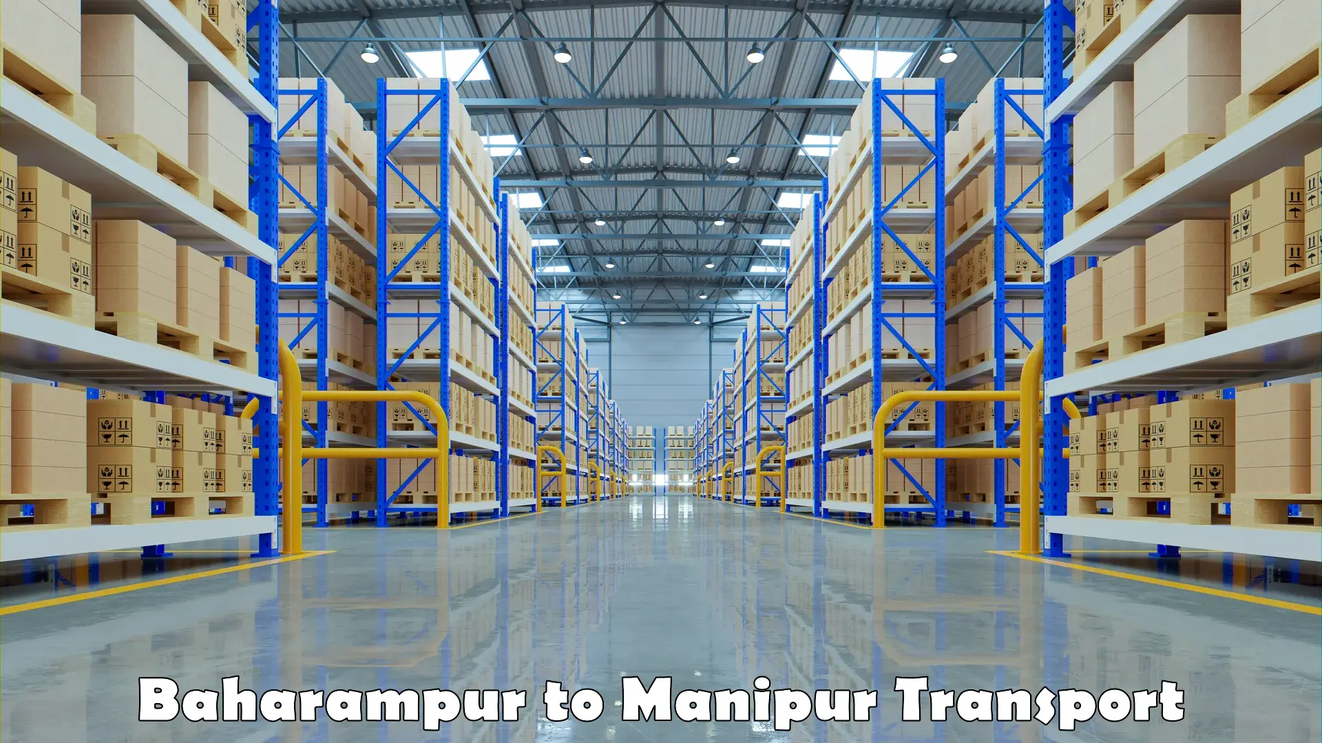 Truck transport companies in India Baharampur to Manipur