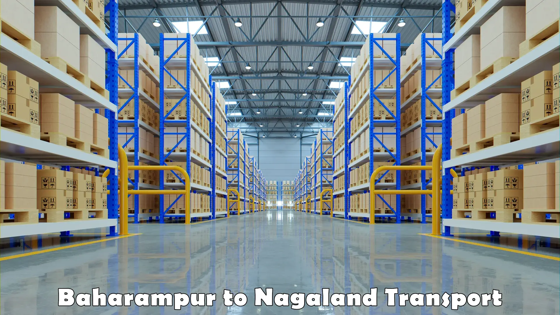 International cargo transportation services Baharampur to Nagaland