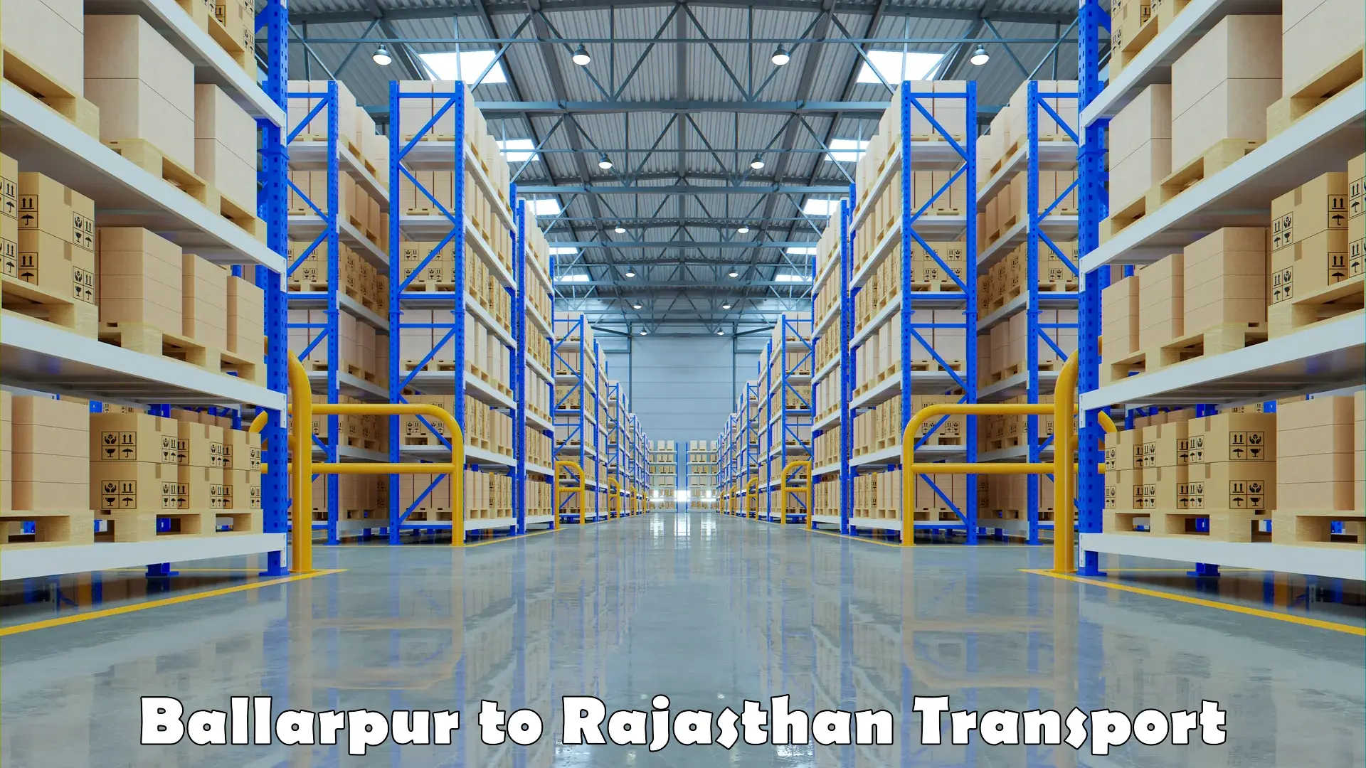 Online transport in Ballarpur to Khetri Nagar