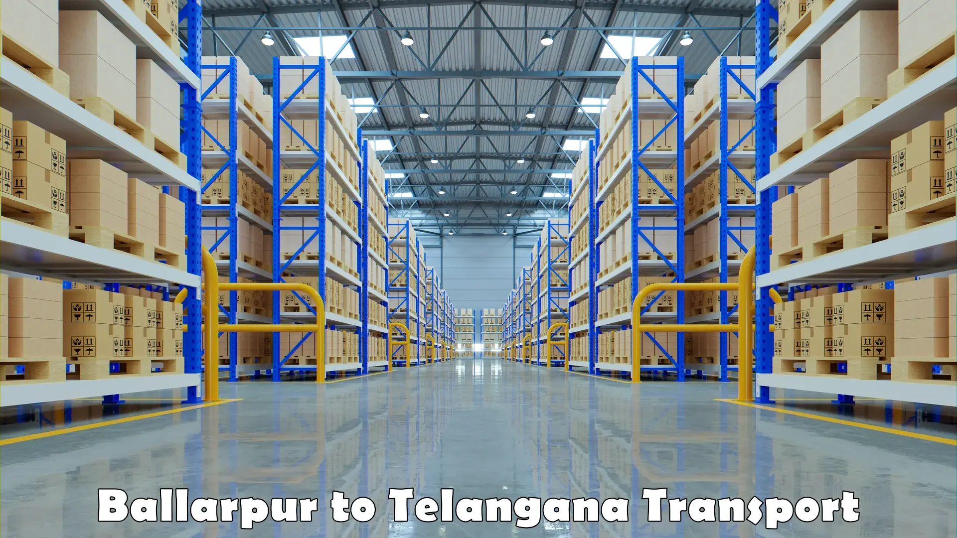 Nearby transport service Ballarpur to Telangana