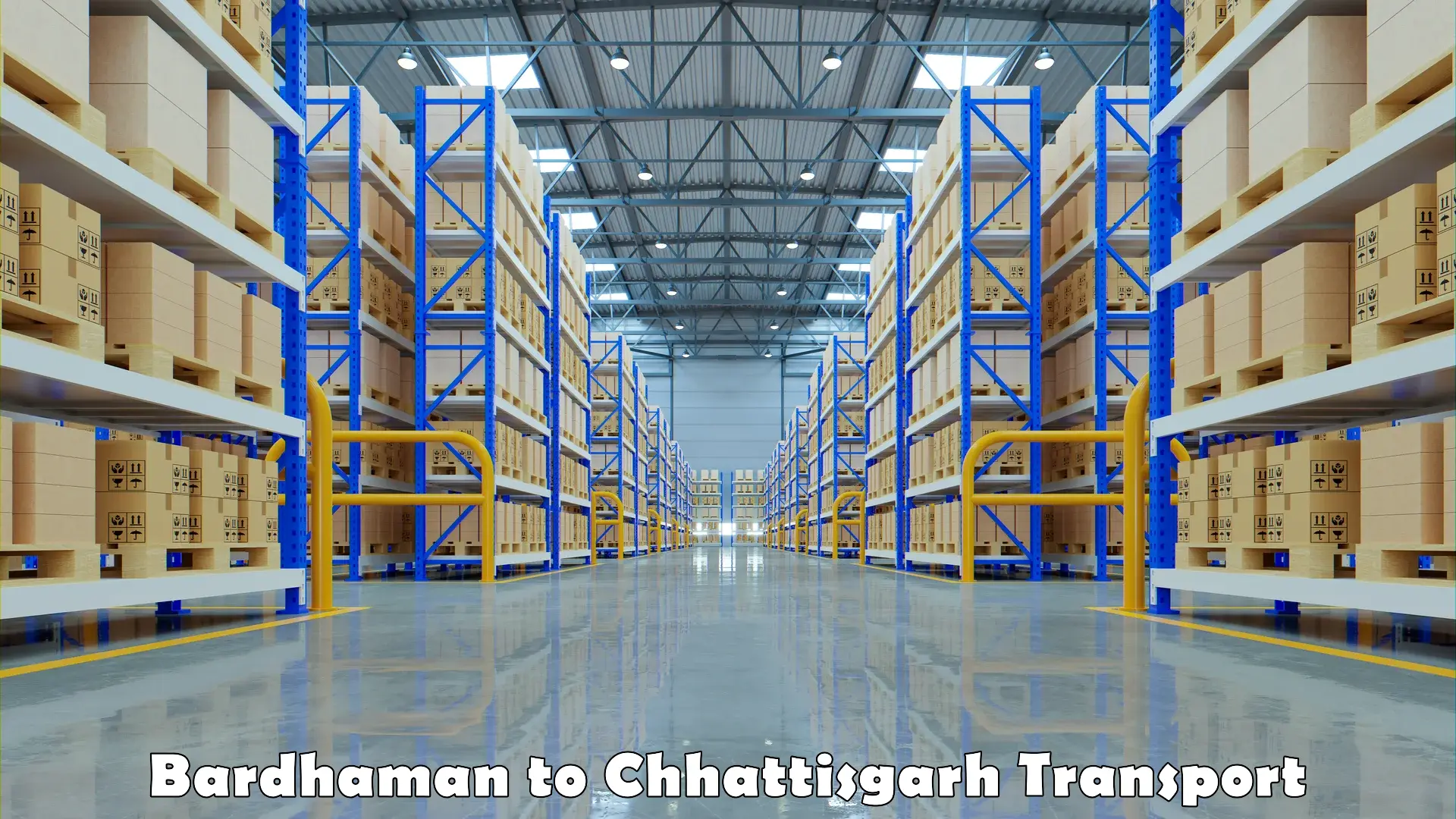 Online transport service in Bardhaman to Raigarh
