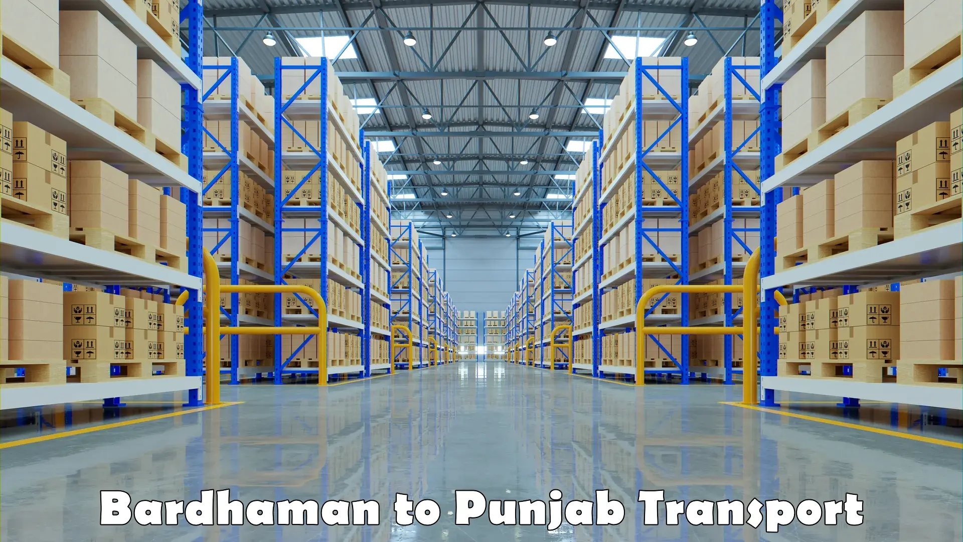 Furniture transport service Bardhaman to Mohali