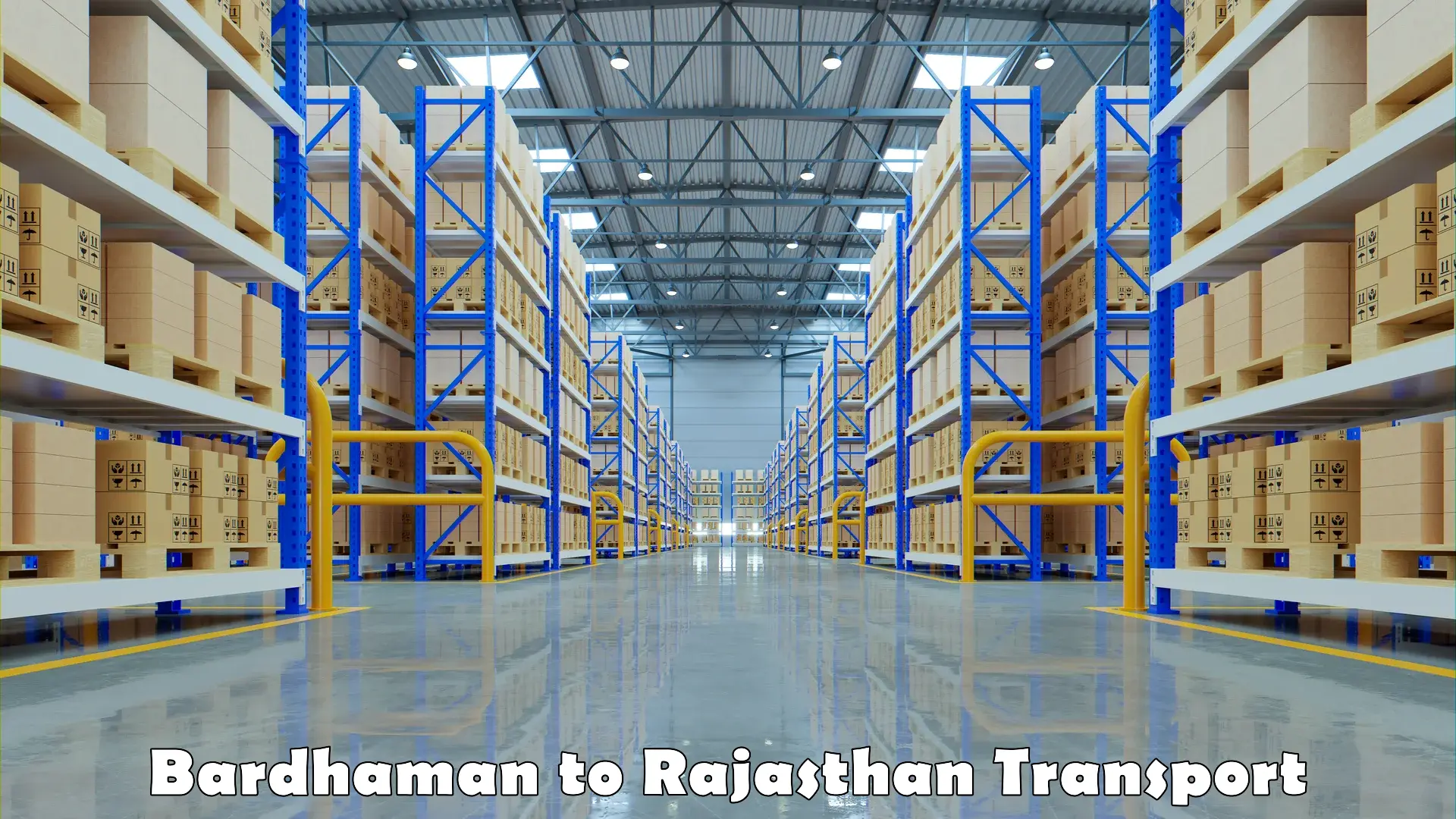 Online transport booking Bardhaman to Rajasthan