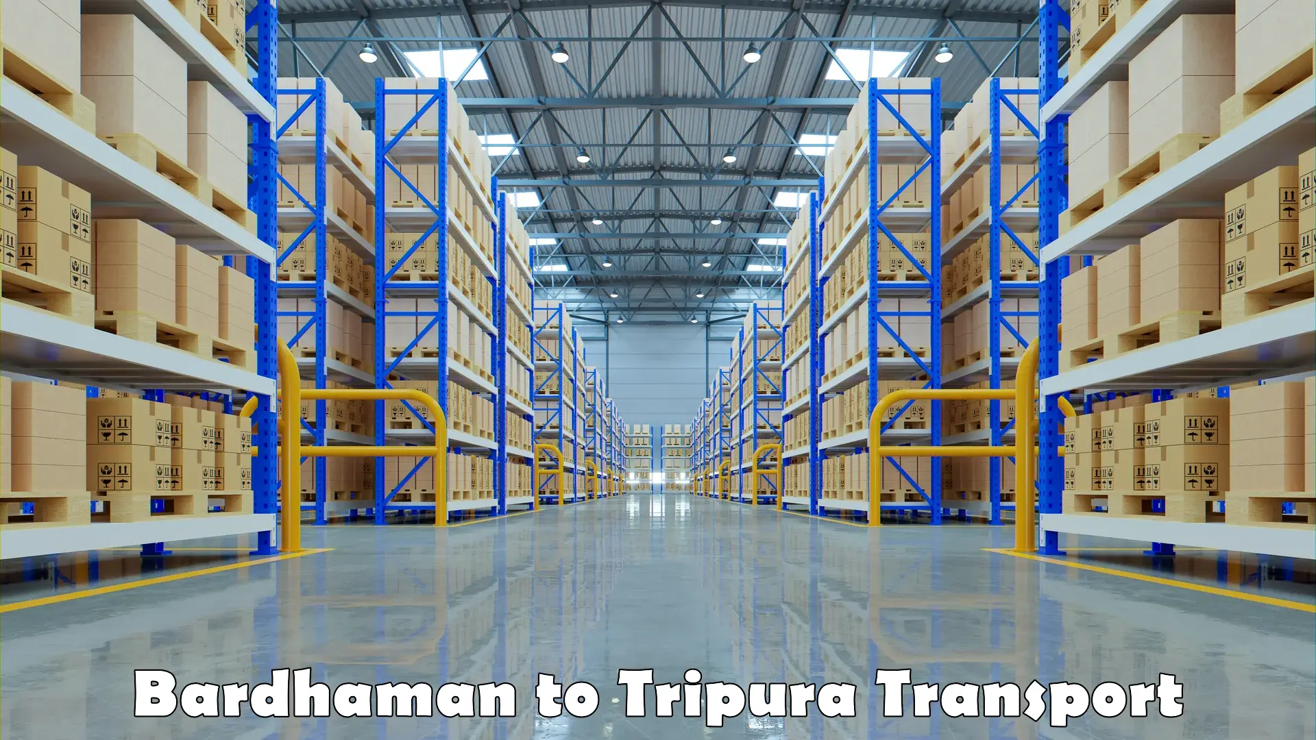 Cargo transportation services Bardhaman to South Tripura