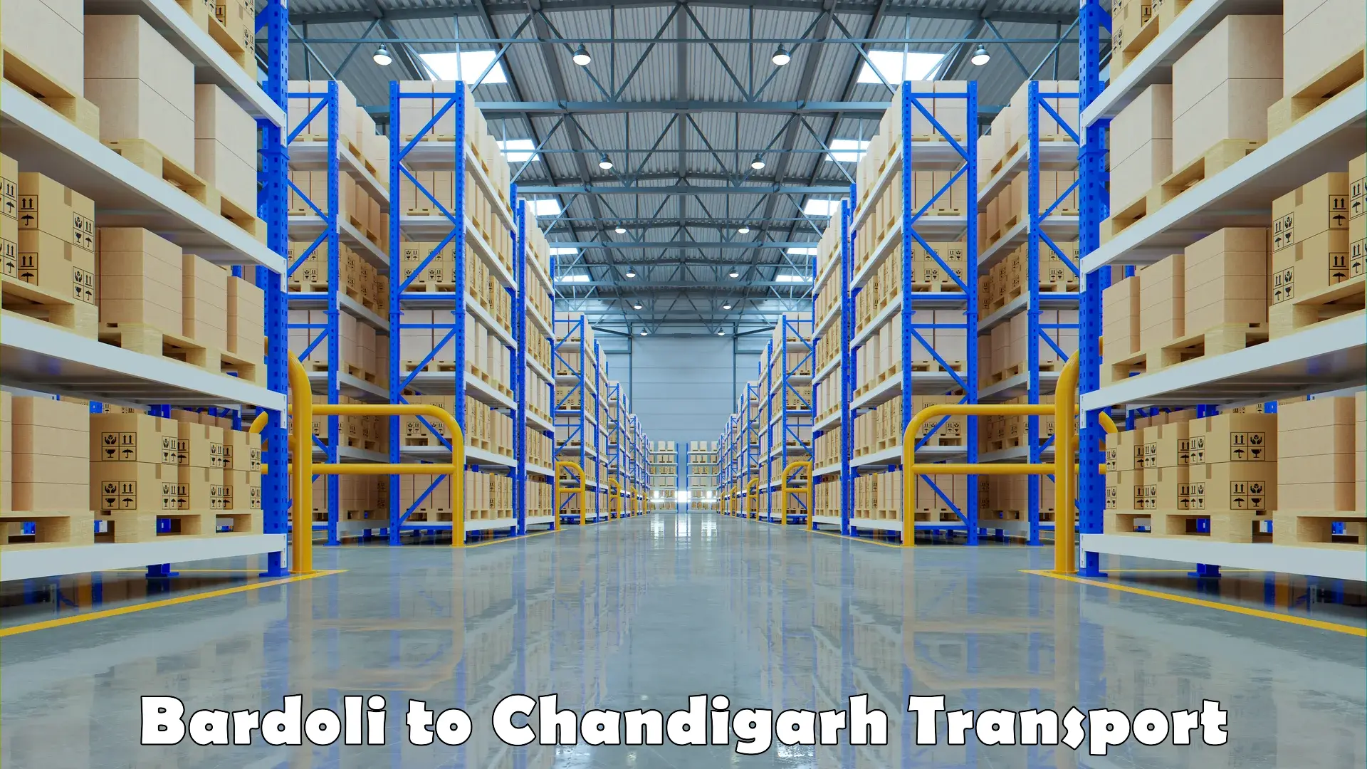 Cargo transportation services Bardoli to Chandigarh