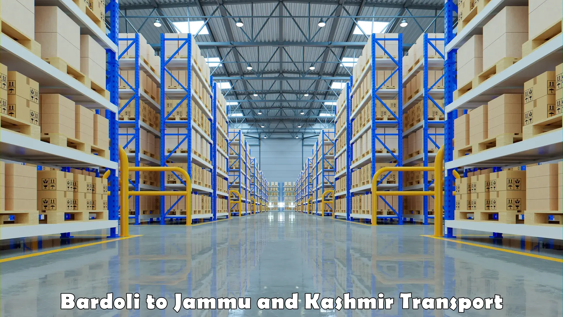 Interstate transport services Bardoli to Jammu and Kashmir