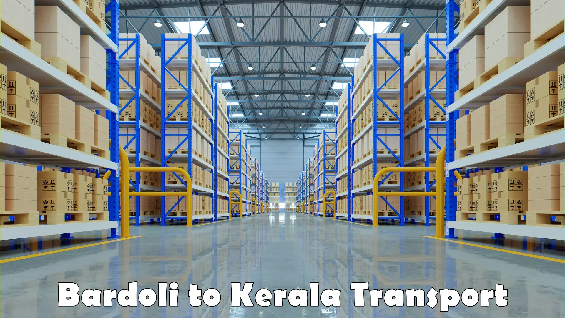 Two wheeler parcel service Bardoli to Kerala