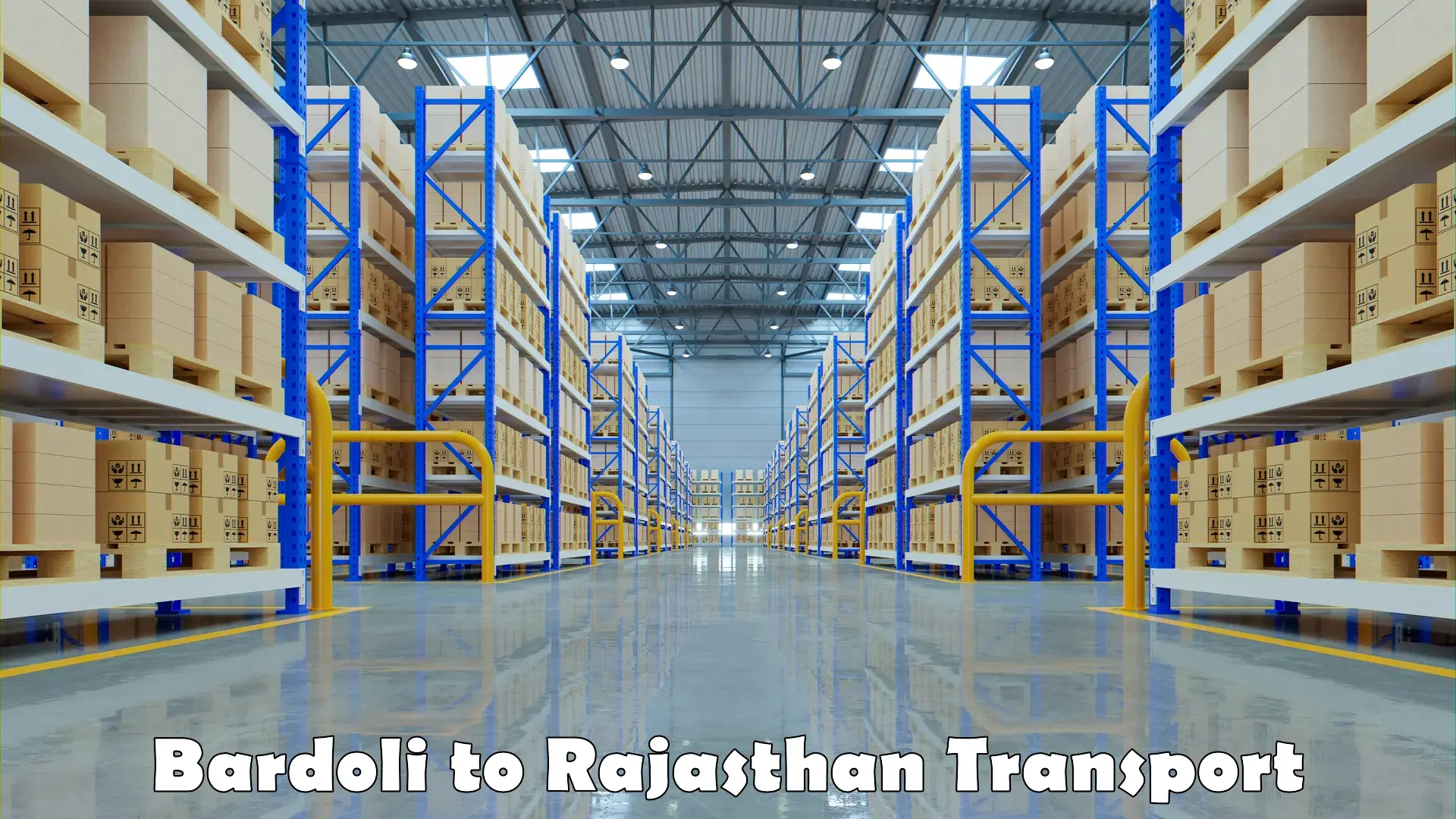 Parcel transport services Bardoli to Rajasthan