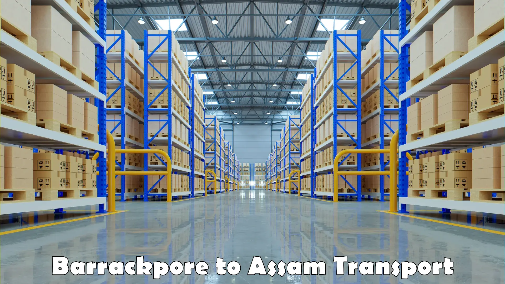 Cargo train transport services Barrackpore to Assam