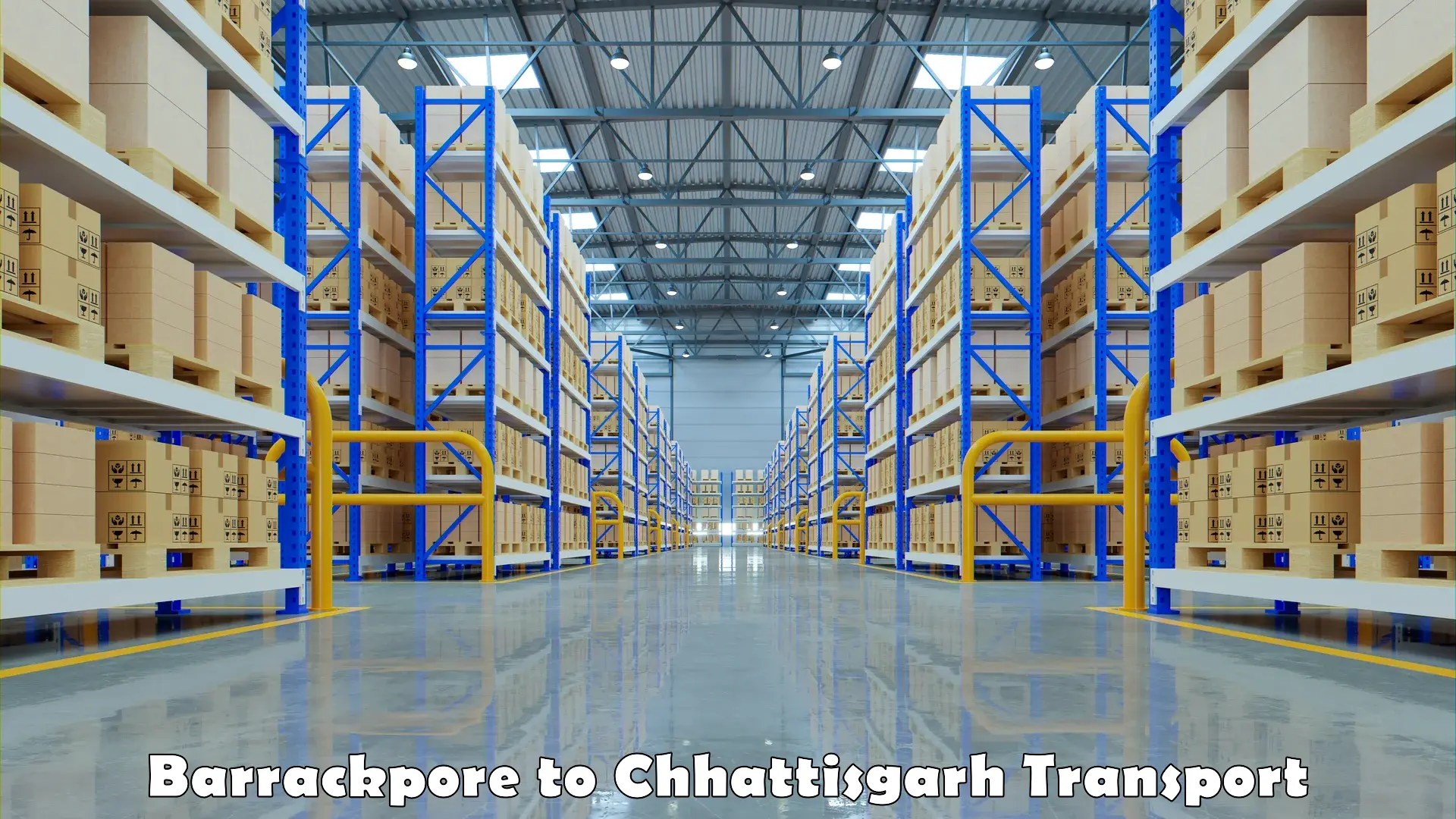 Intercity transport Barrackpore to Chhattisgarh