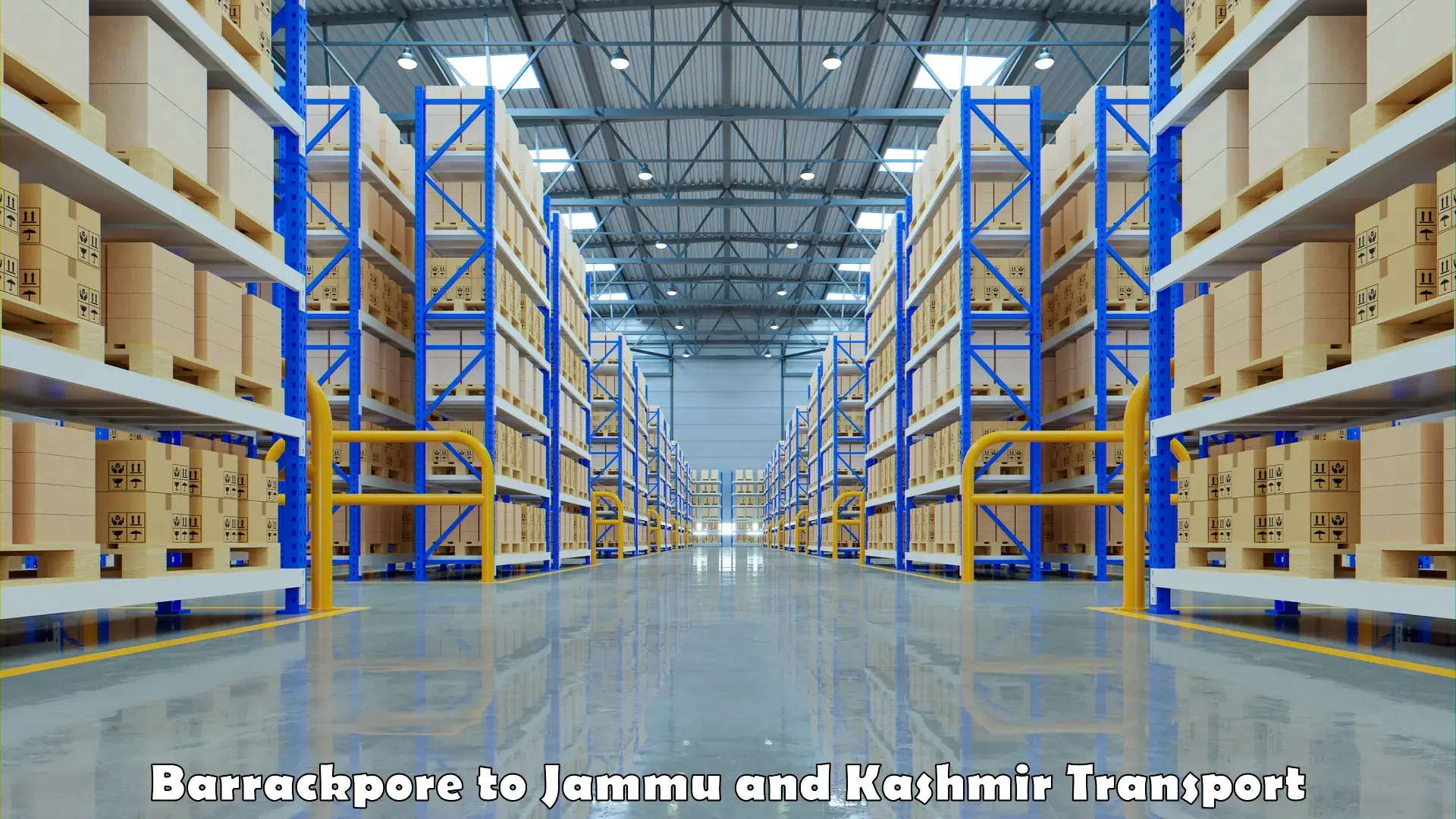 Best transport services in India Barrackpore to Jammu and Kashmir