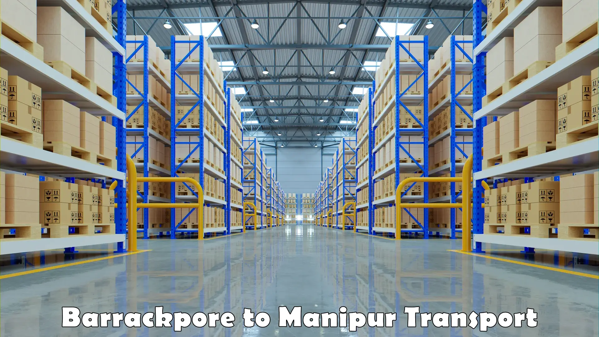 Pick up transport service Barrackpore to IIIT Senapati