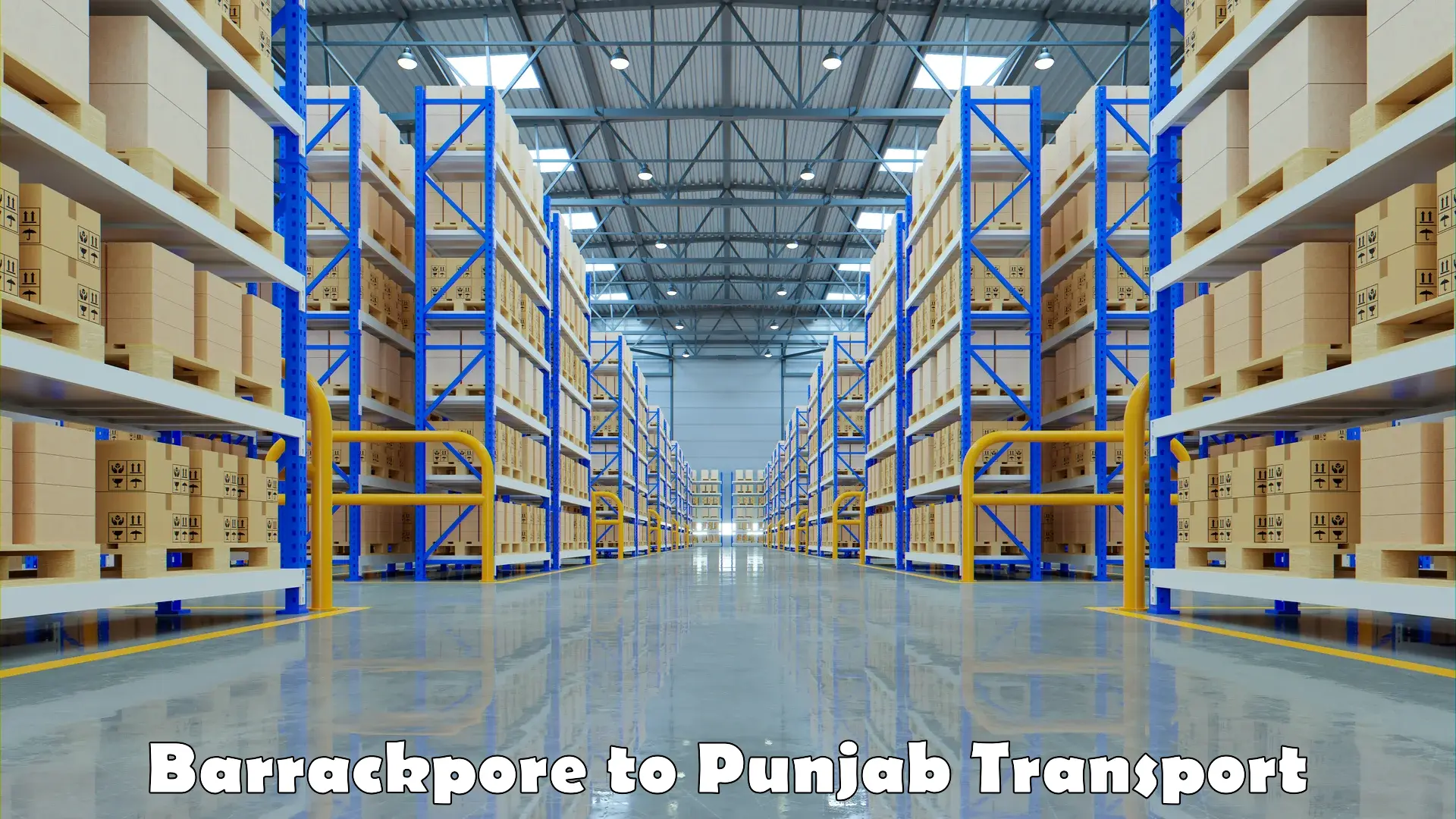 Cargo transportation services Barrackpore to Amritsar