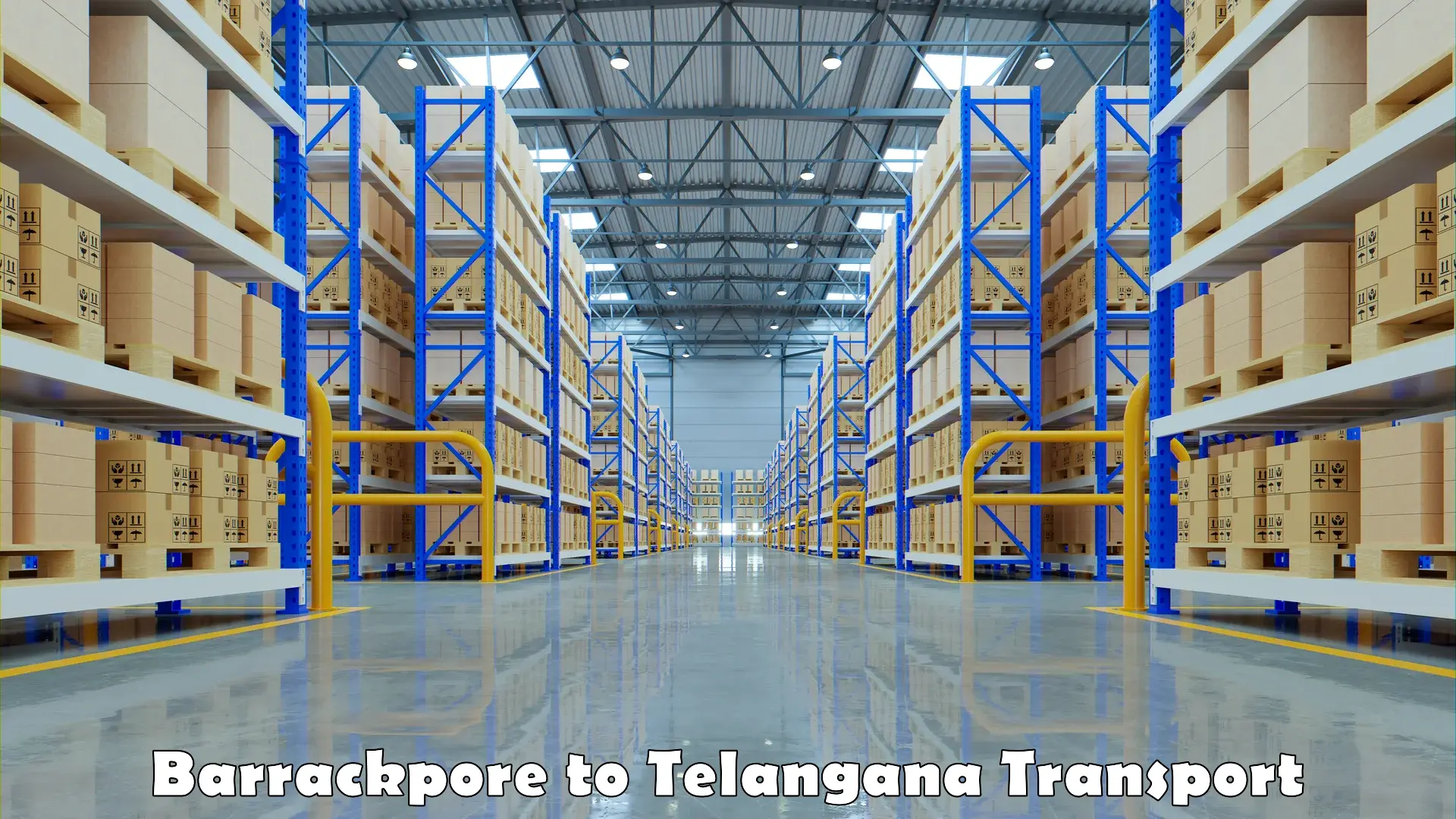 Material transport services in Barrackpore to Mahabubnagar
