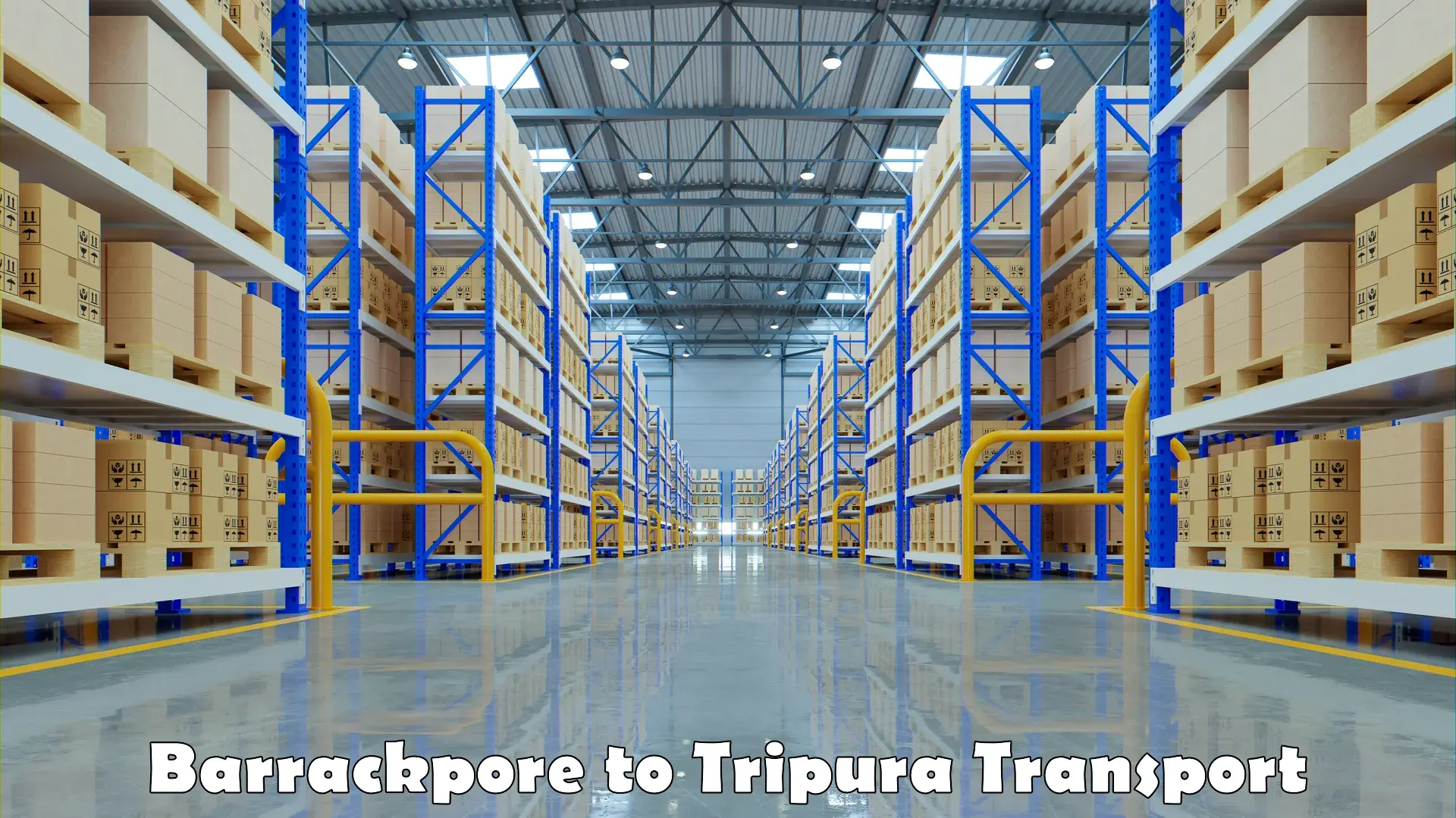 Online transport booking Barrackpore to North Tripura