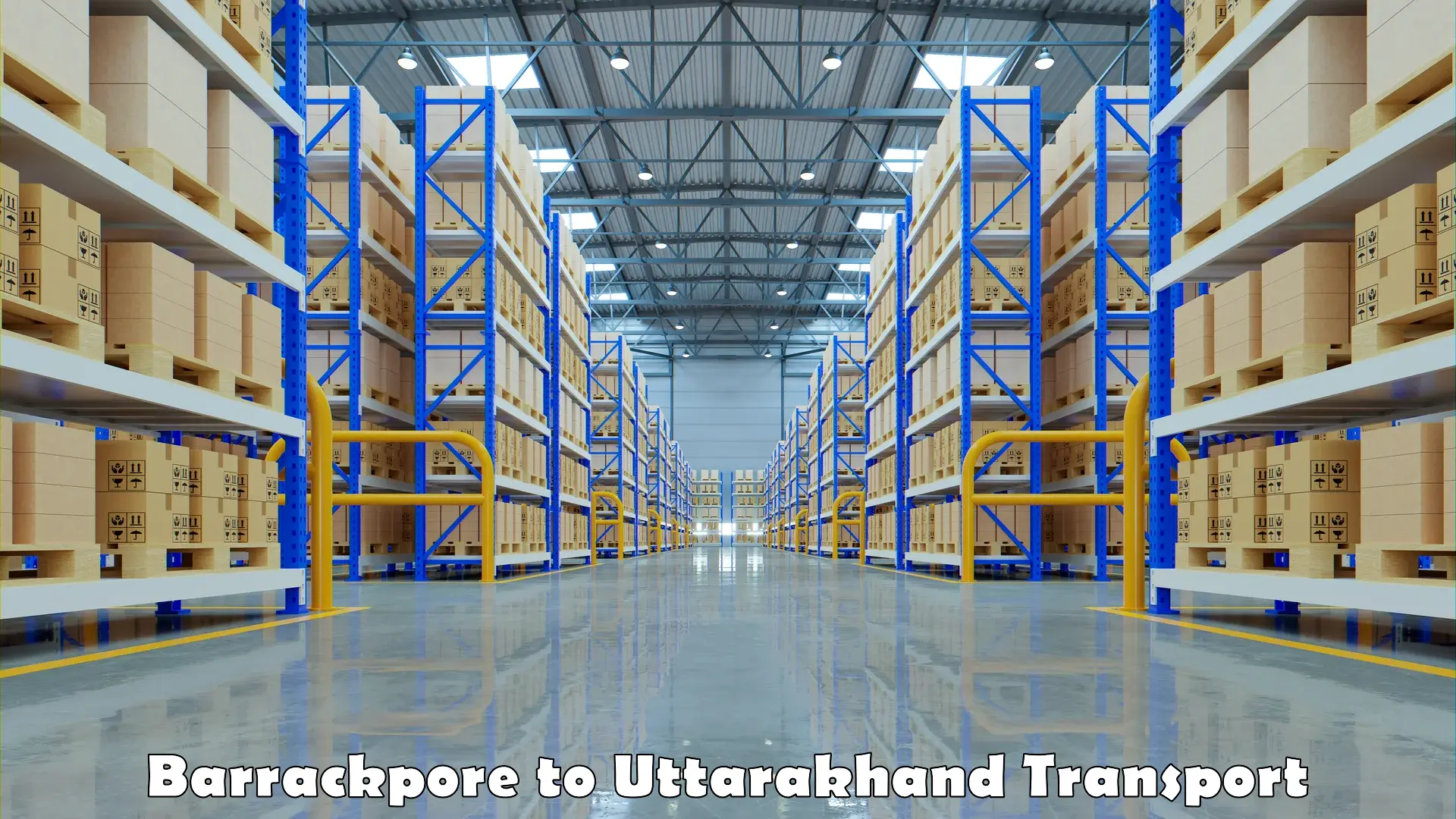 Material transport services Barrackpore to Udham Singh Nagar