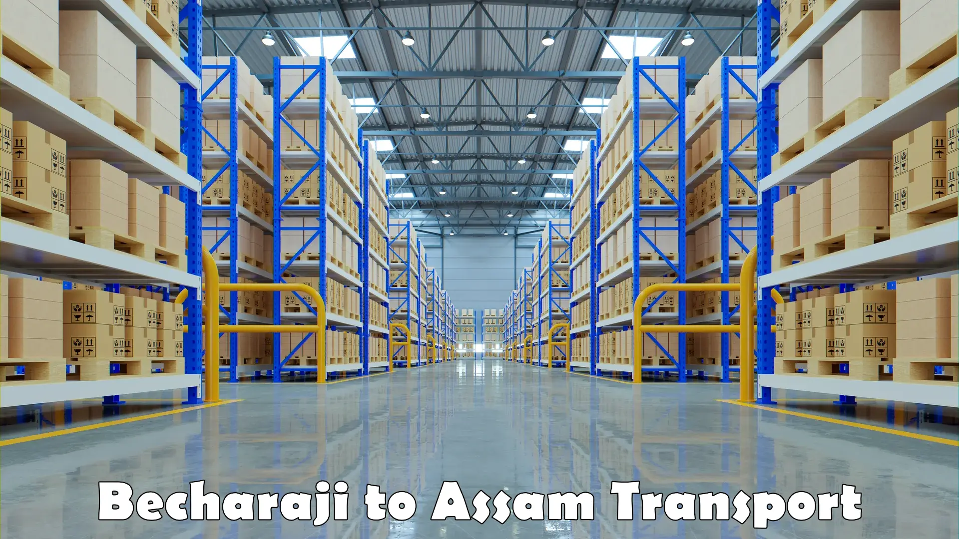 Container transport service Becharaji to Assam