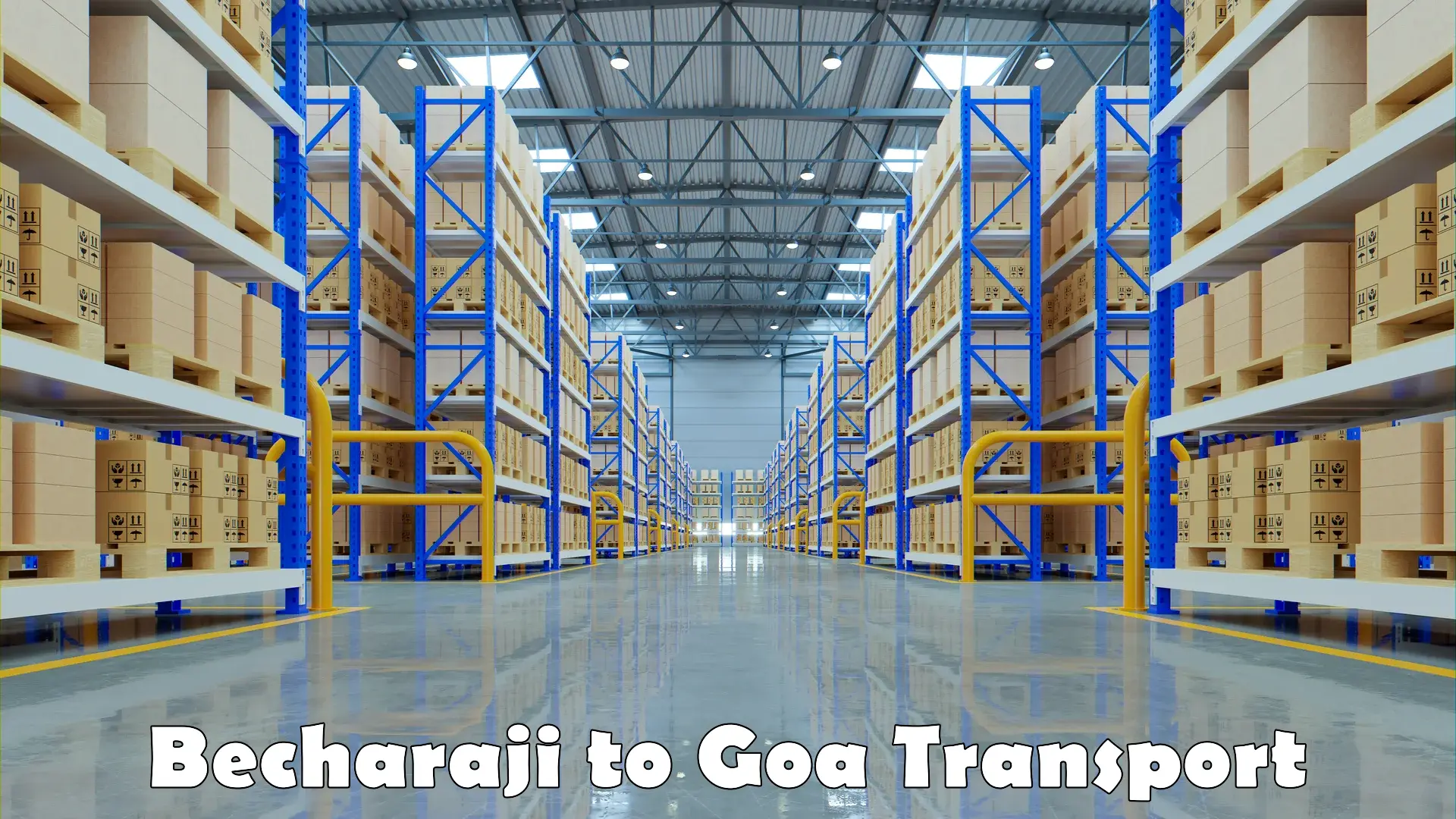 Vehicle parcel service Becharaji to South Goa
