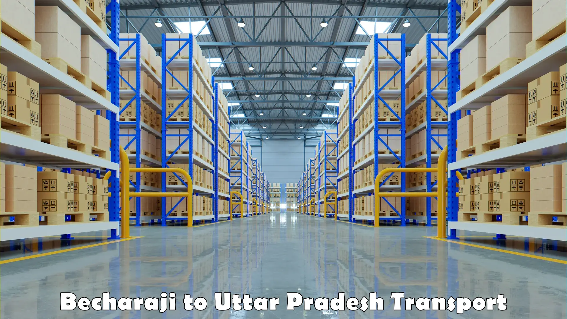 Transportation solution services Becharaji to Uttar Pradesh
