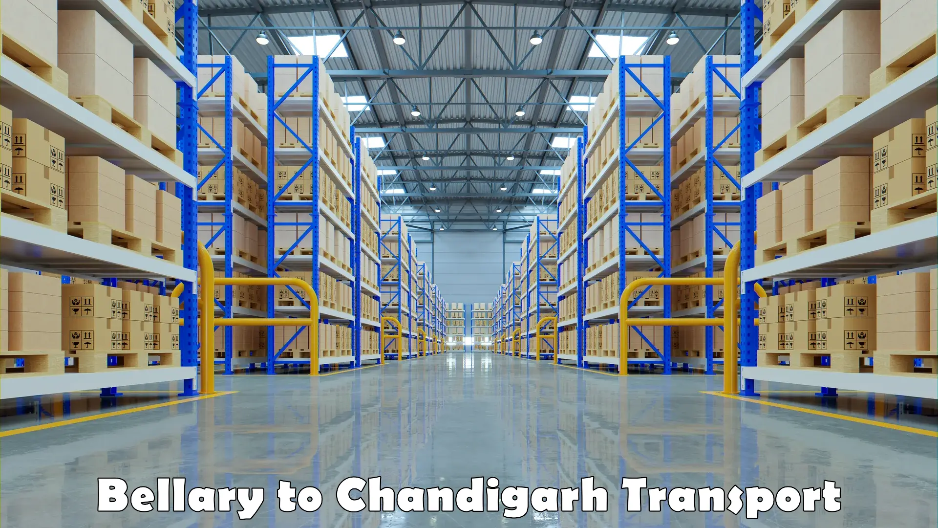 Lorry transport service Bellary to Panjab University Chandigarh
