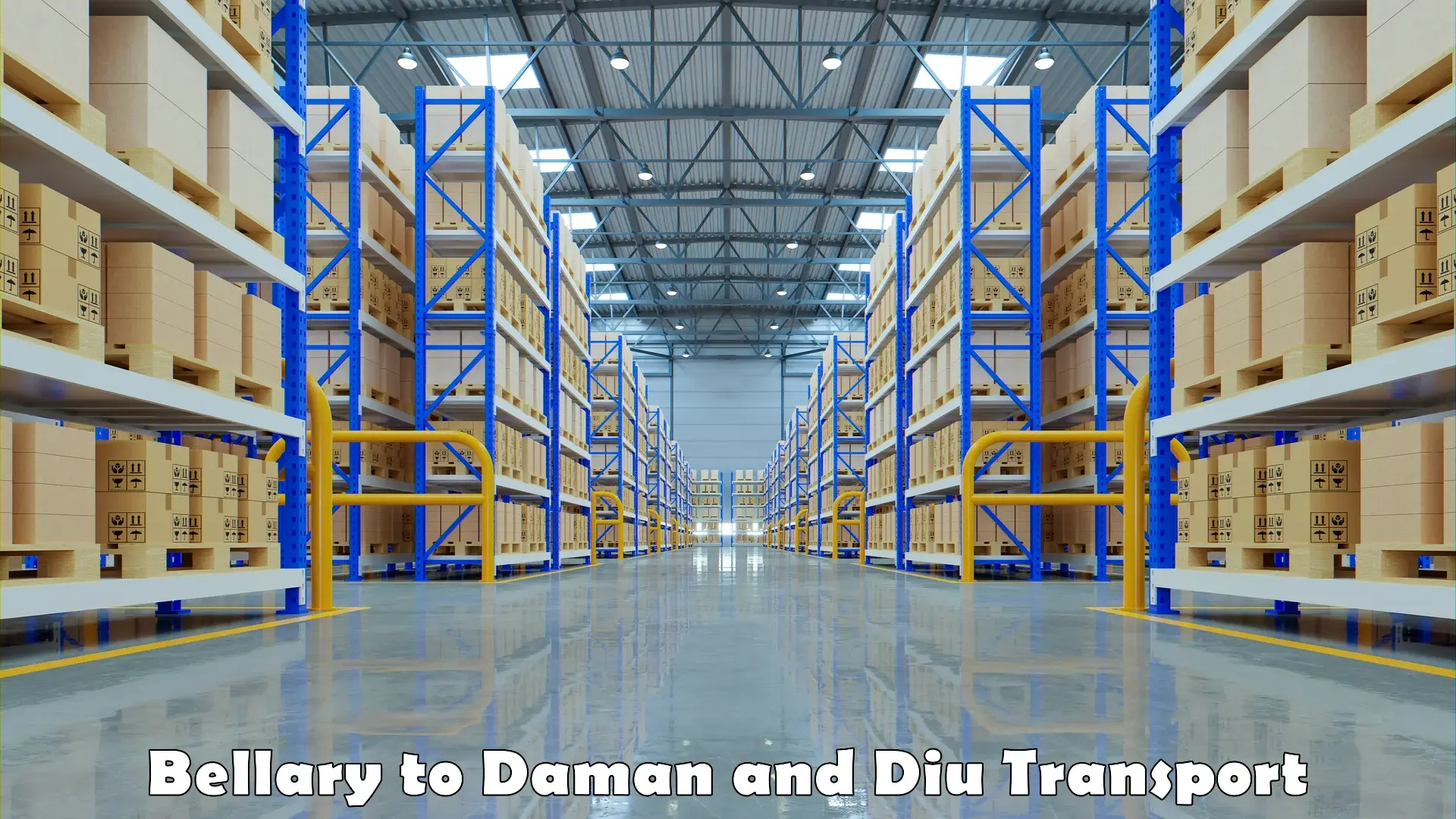 Transportation services Bellary to Daman and Diu