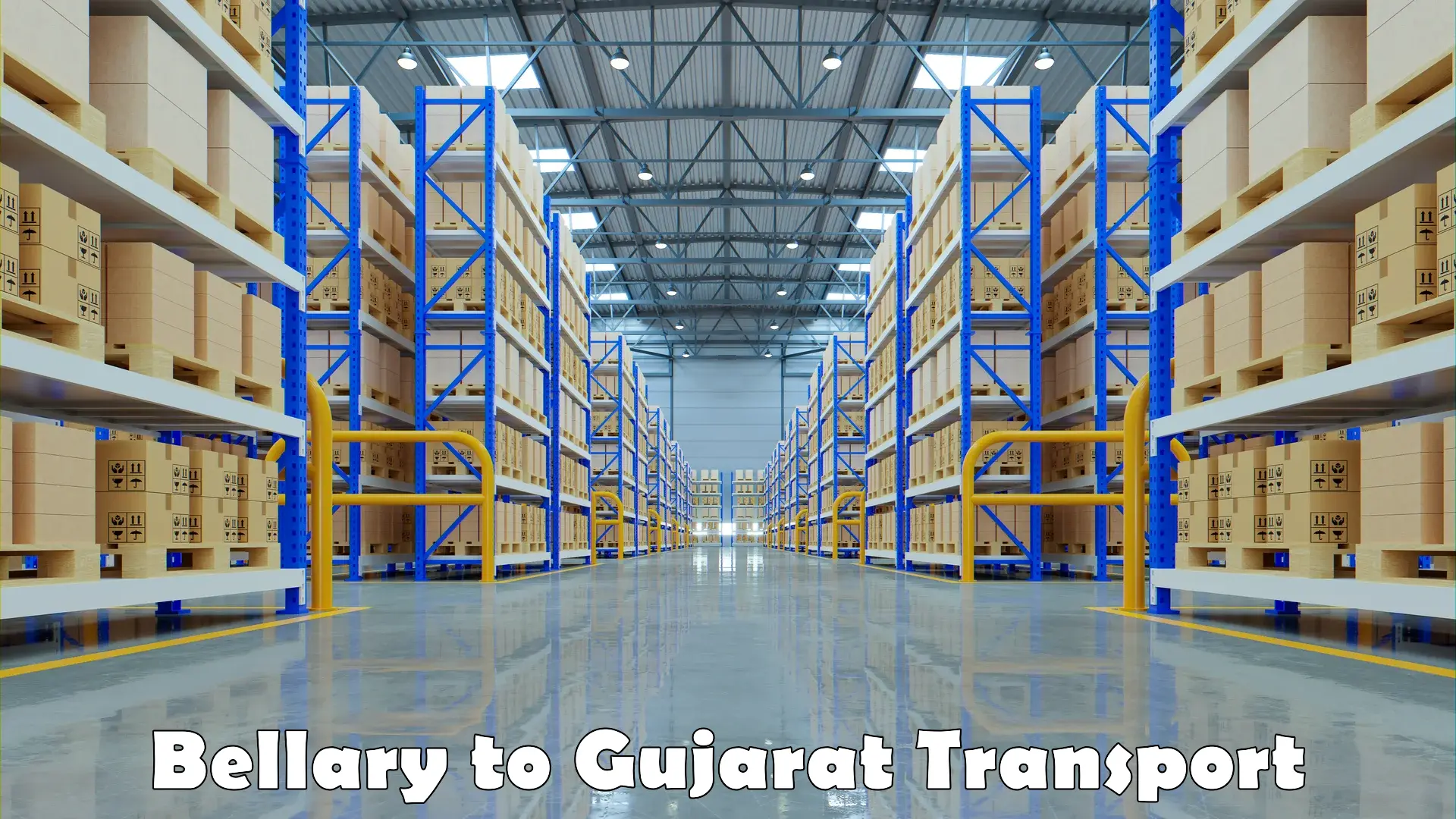 Inland transportation services Bellary to Gujarat