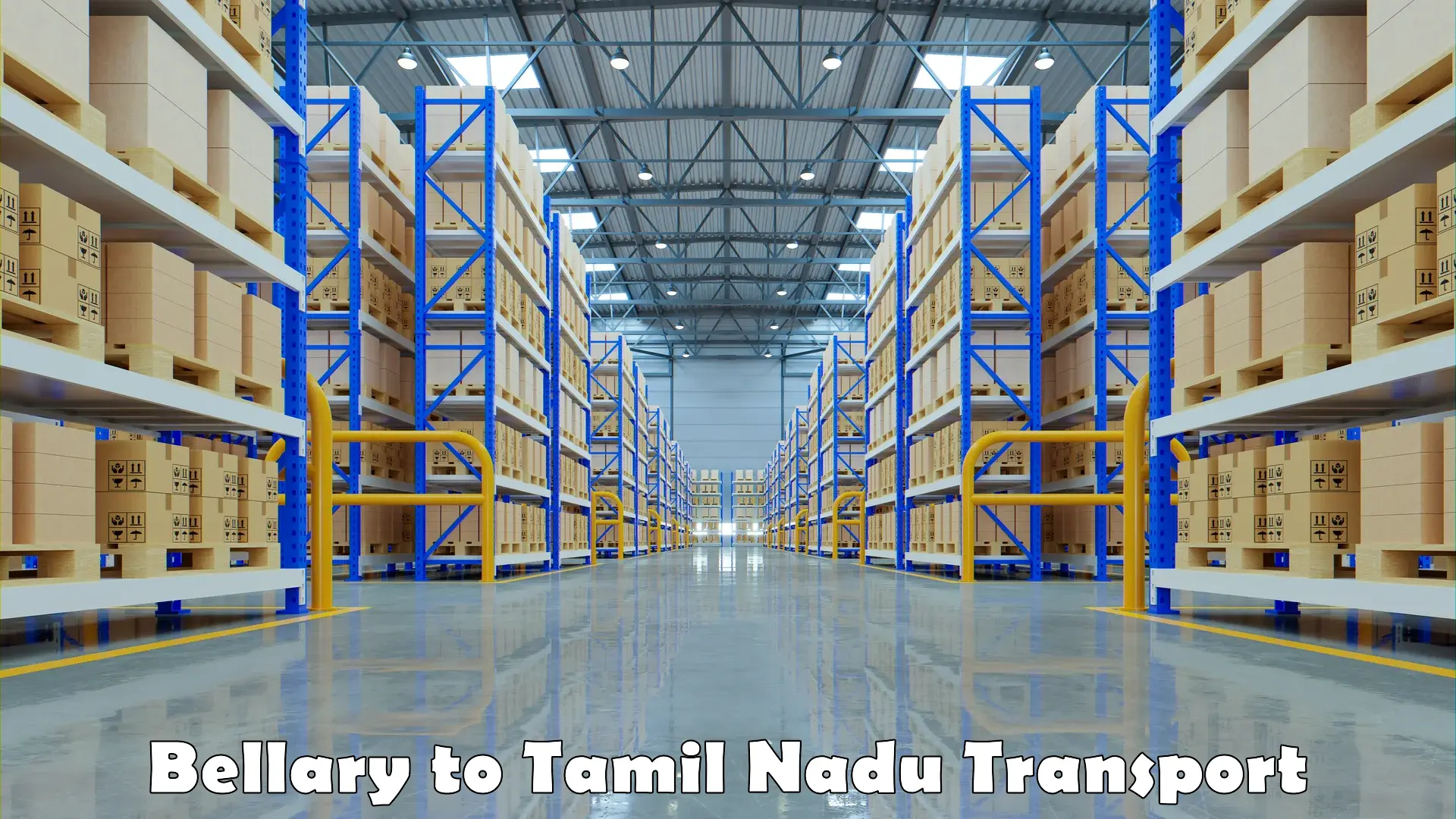 Container transport service Bellary to Shanmugha Arts Science Technology and Research Academy Thanjavur