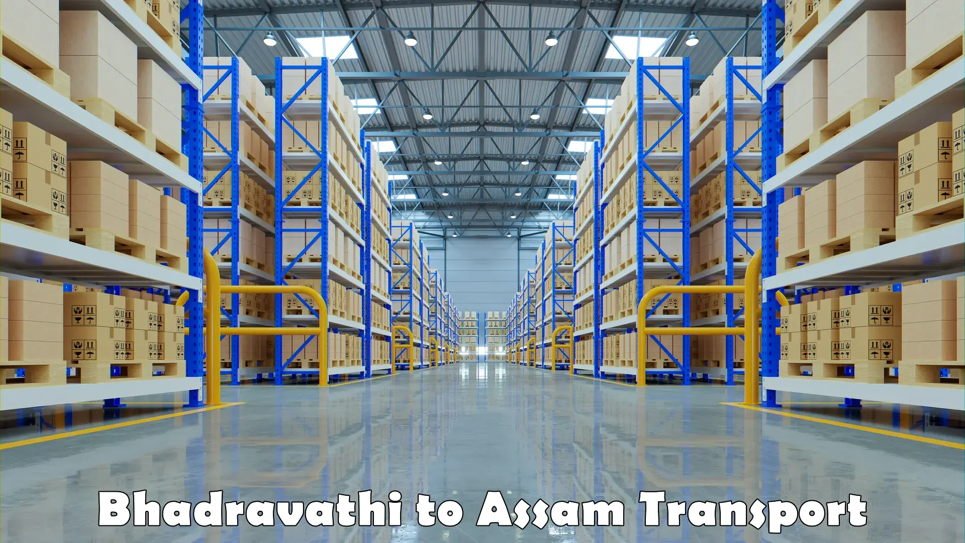 Road transport services Bhadravathi to Assam