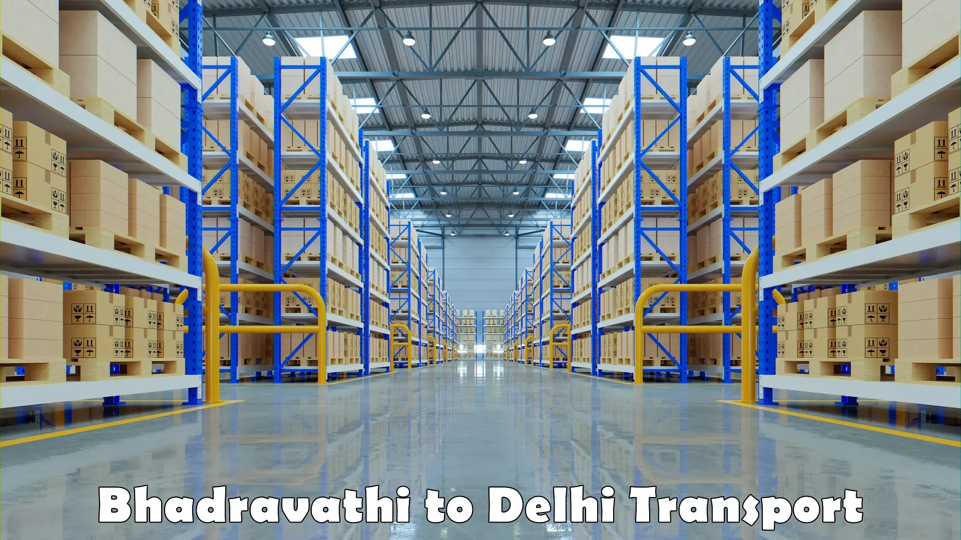 Bike shipping service Bhadravathi to Delhi