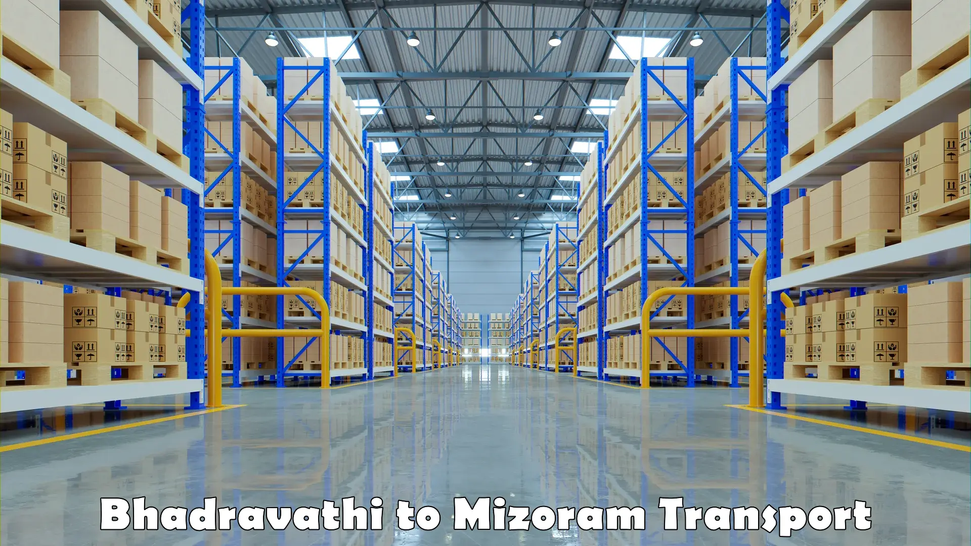 Shipping services Bhadravathi to Mizoram