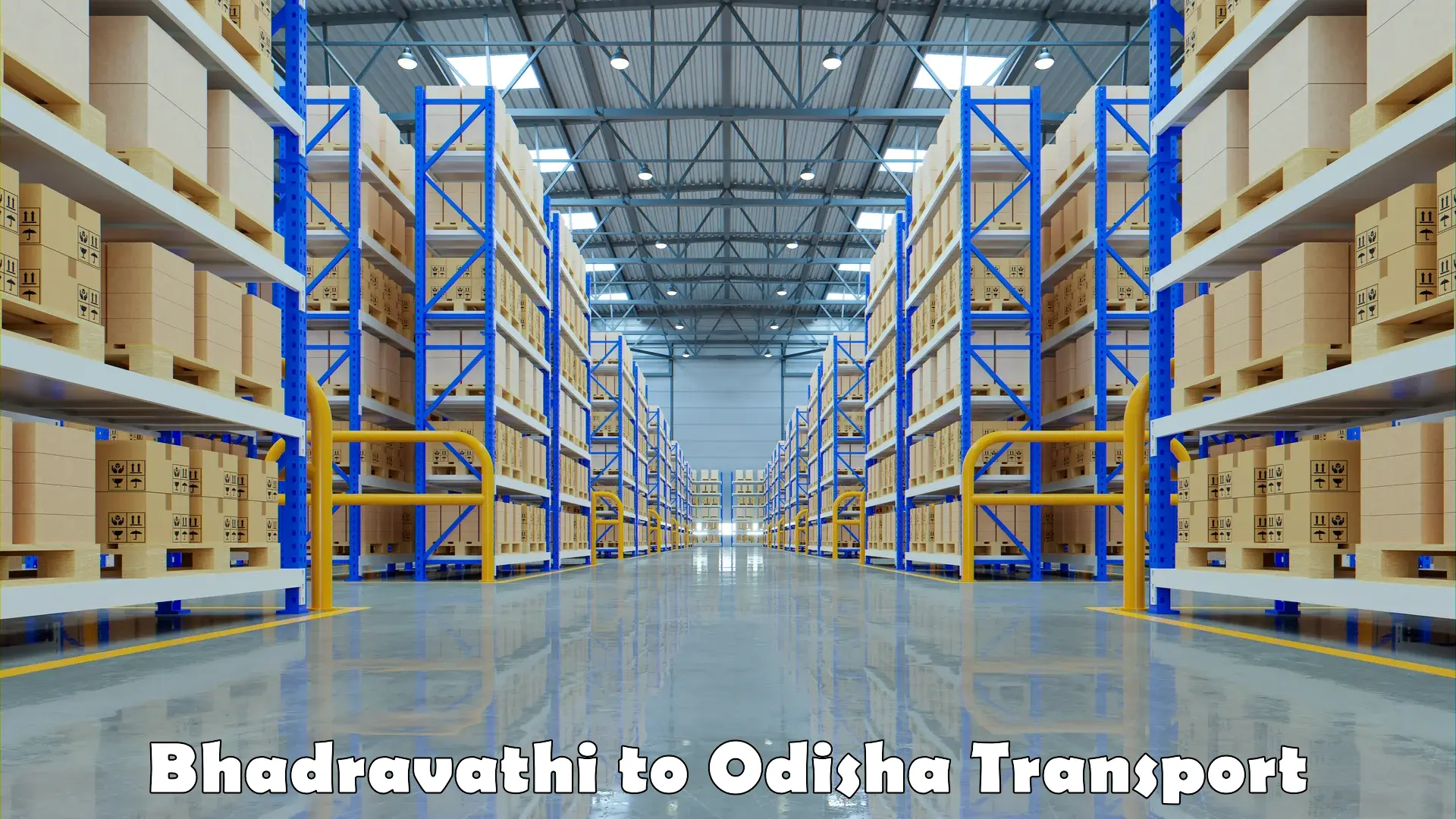 Online transport service Bhadravathi to Rairakhol