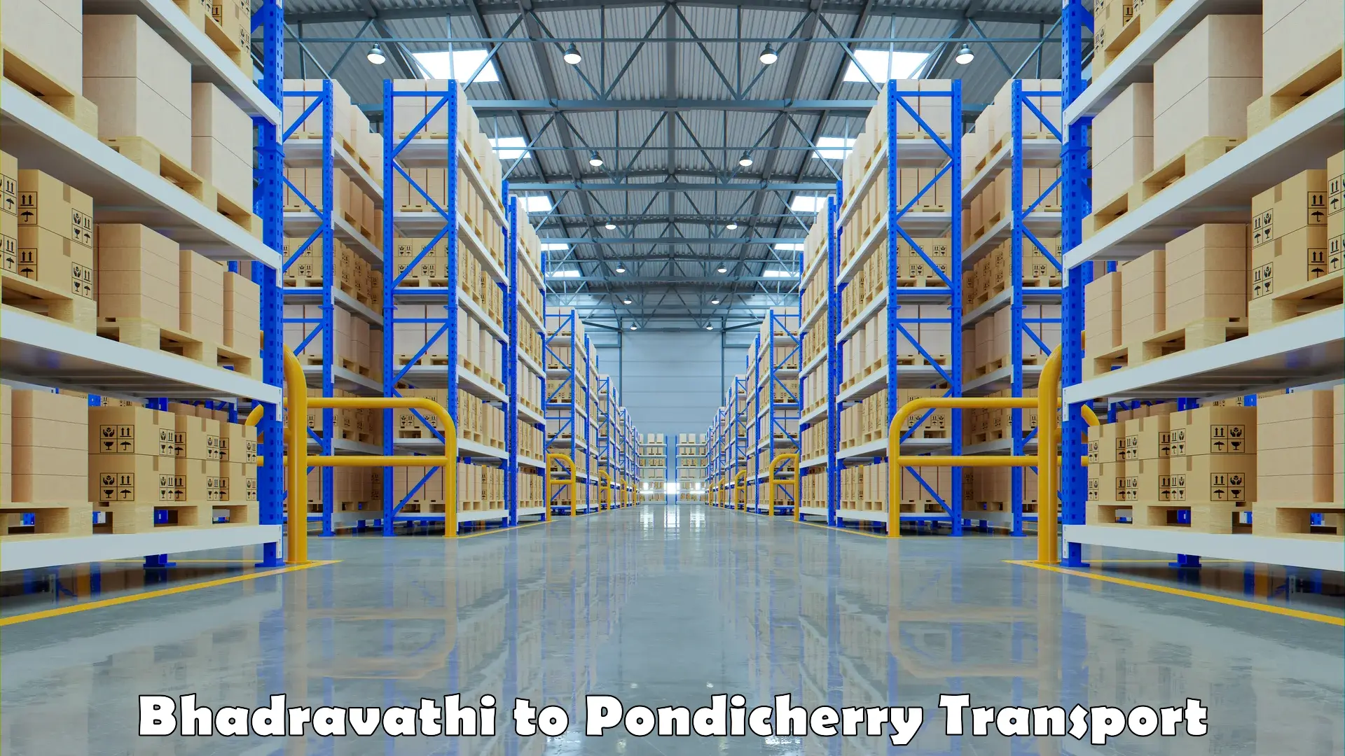 Land transport services in Bhadravathi to Pondicherry University