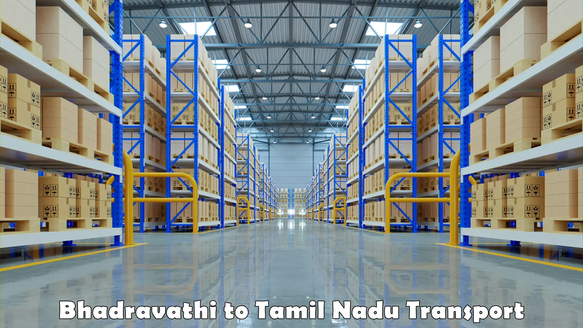 Container transportation services Bhadravathi to Park Town