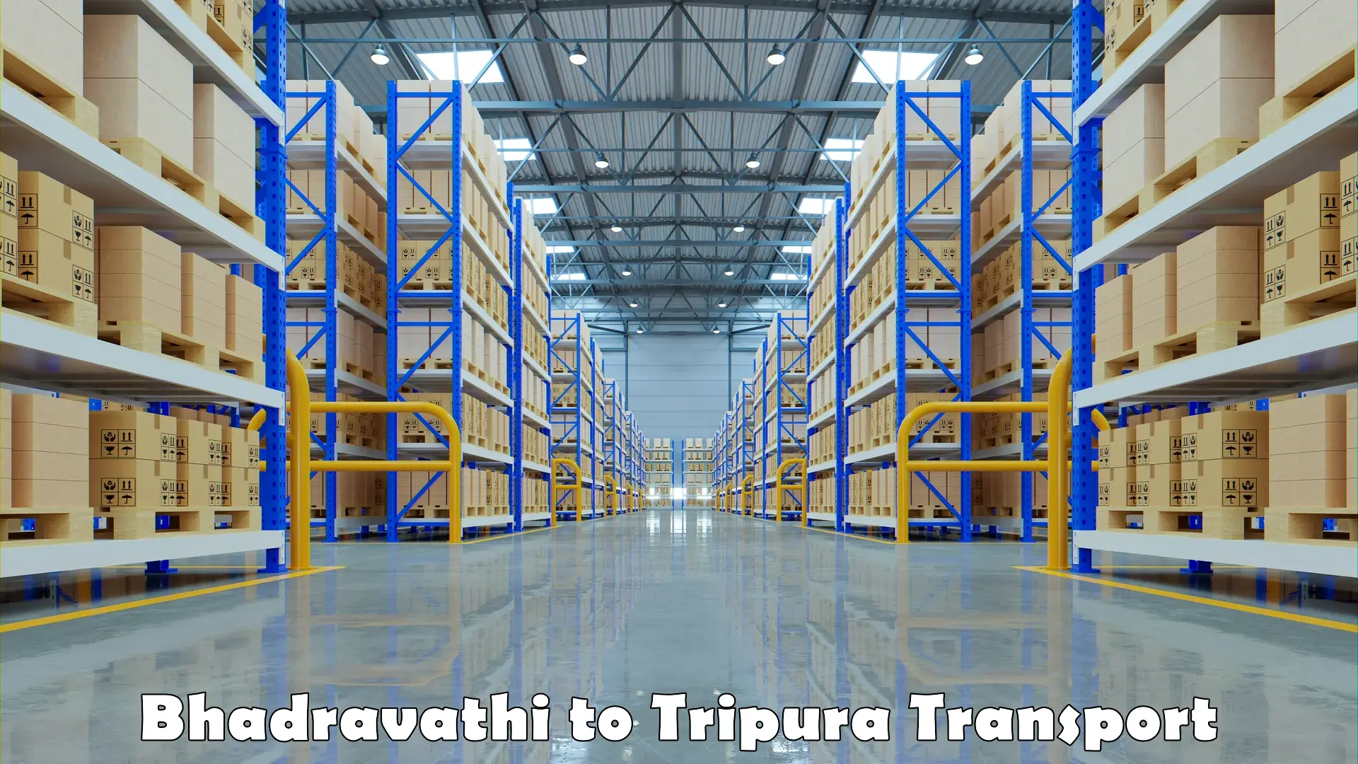 Transportation services Bhadravathi to Tripura
