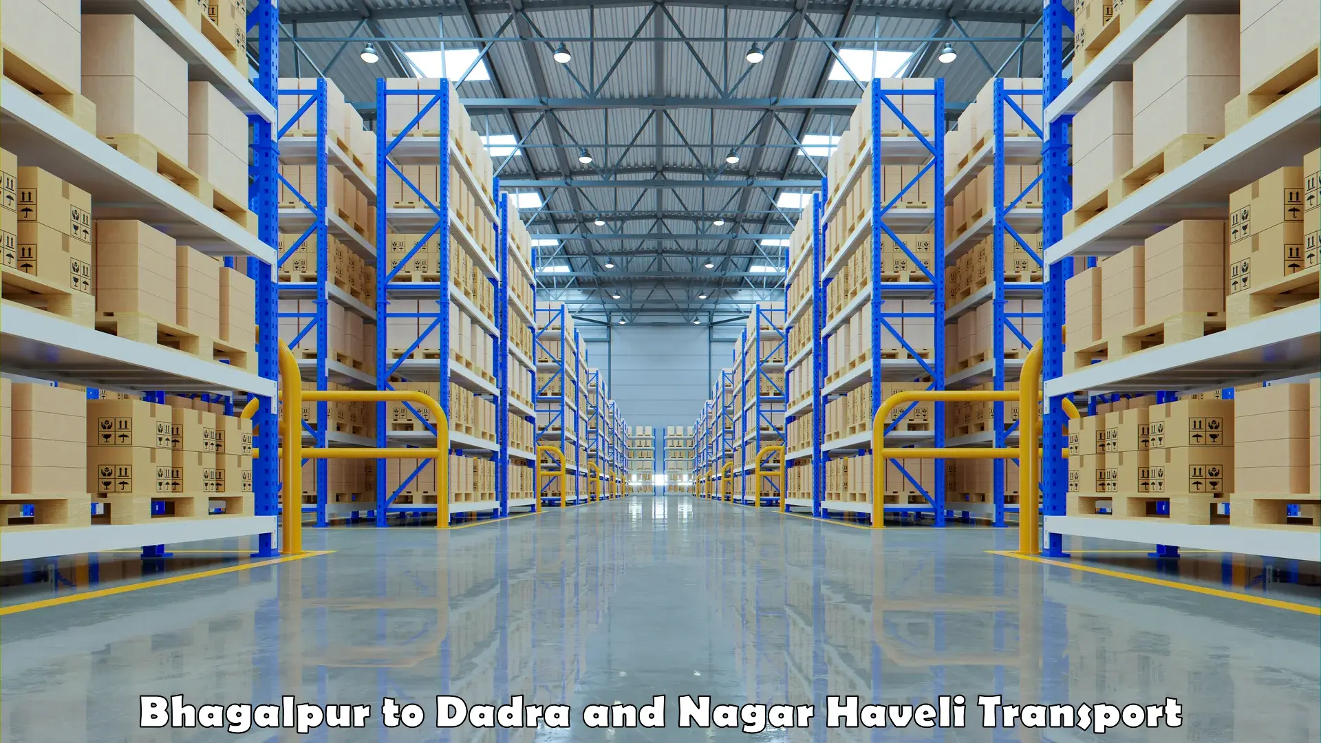 Cargo train transport services Bhagalpur to Dadra and Nagar Haveli