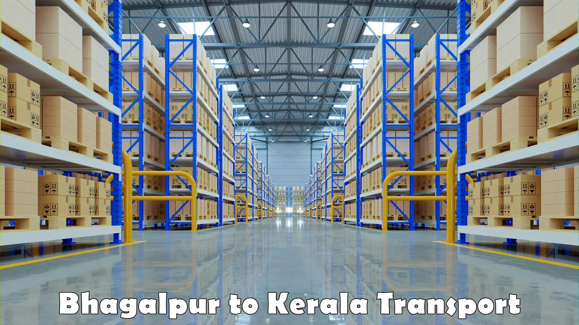 Container transport service Bhagalpur to Kottayam